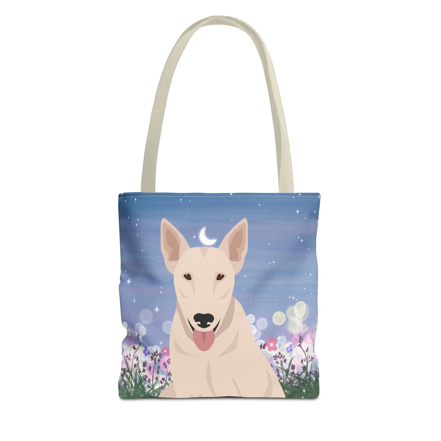 Bull Terrier Dog Tote Bag 13x13