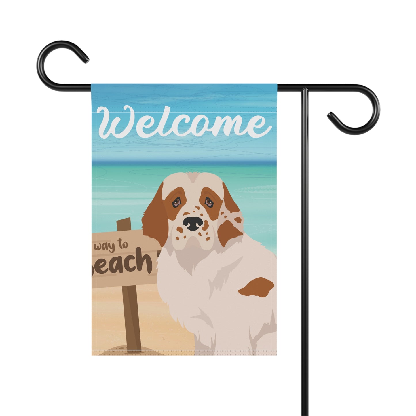 Clumber Spaniel Dog Garden Flag