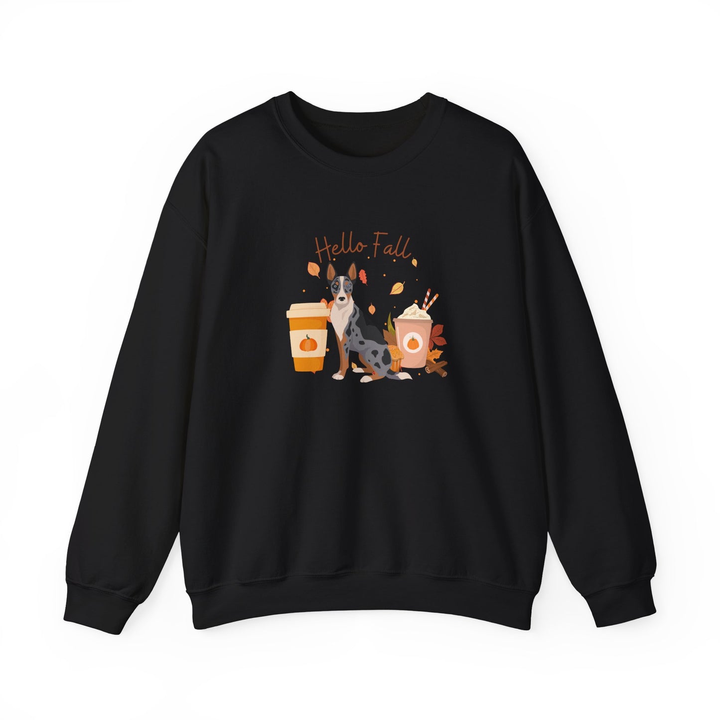 Australian Koolie Dog Fall Unisex Heavy Blend Crewneck Sweatshirt