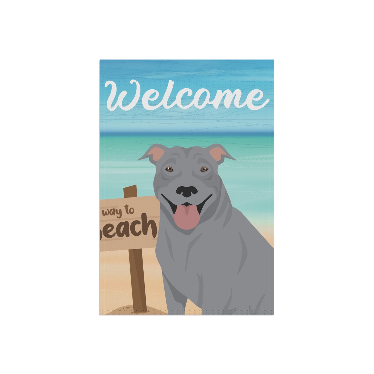 Pit Bull Dog Garden Flag