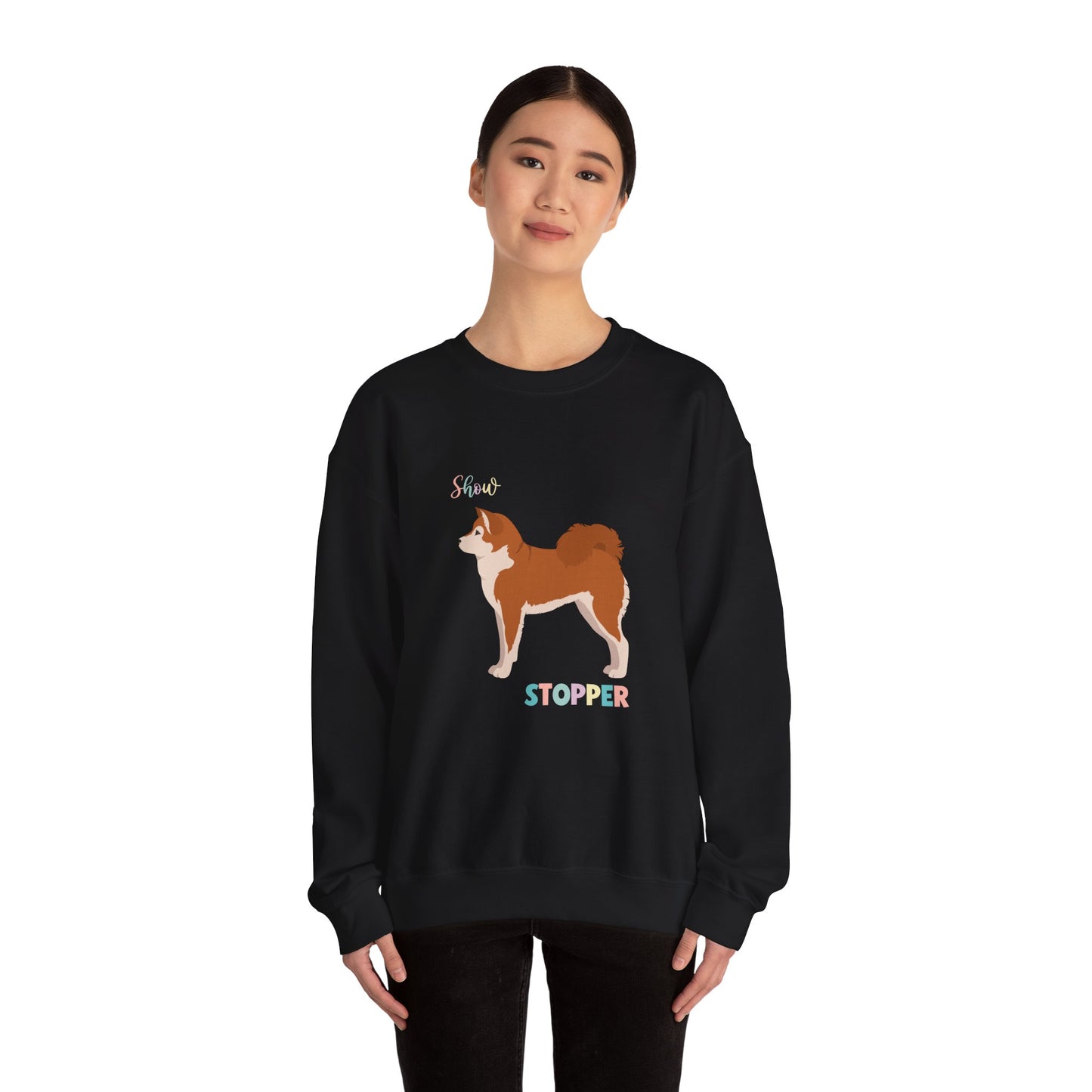 Shiba Inu Dog Unisex Heavy Blend Crewneck Sweatshirt