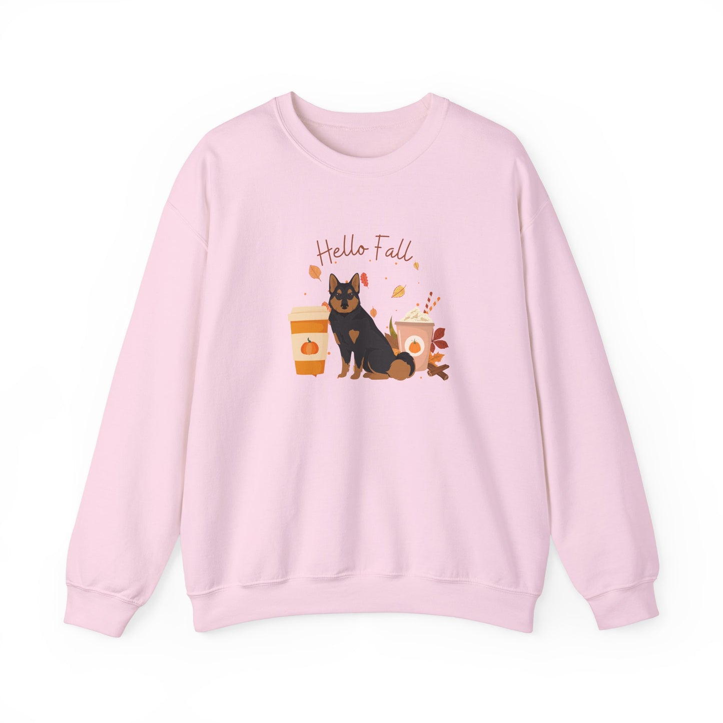 East Siberian Laika Dog Fall Unisex Heavy Blend Crewneck Sweatshirt