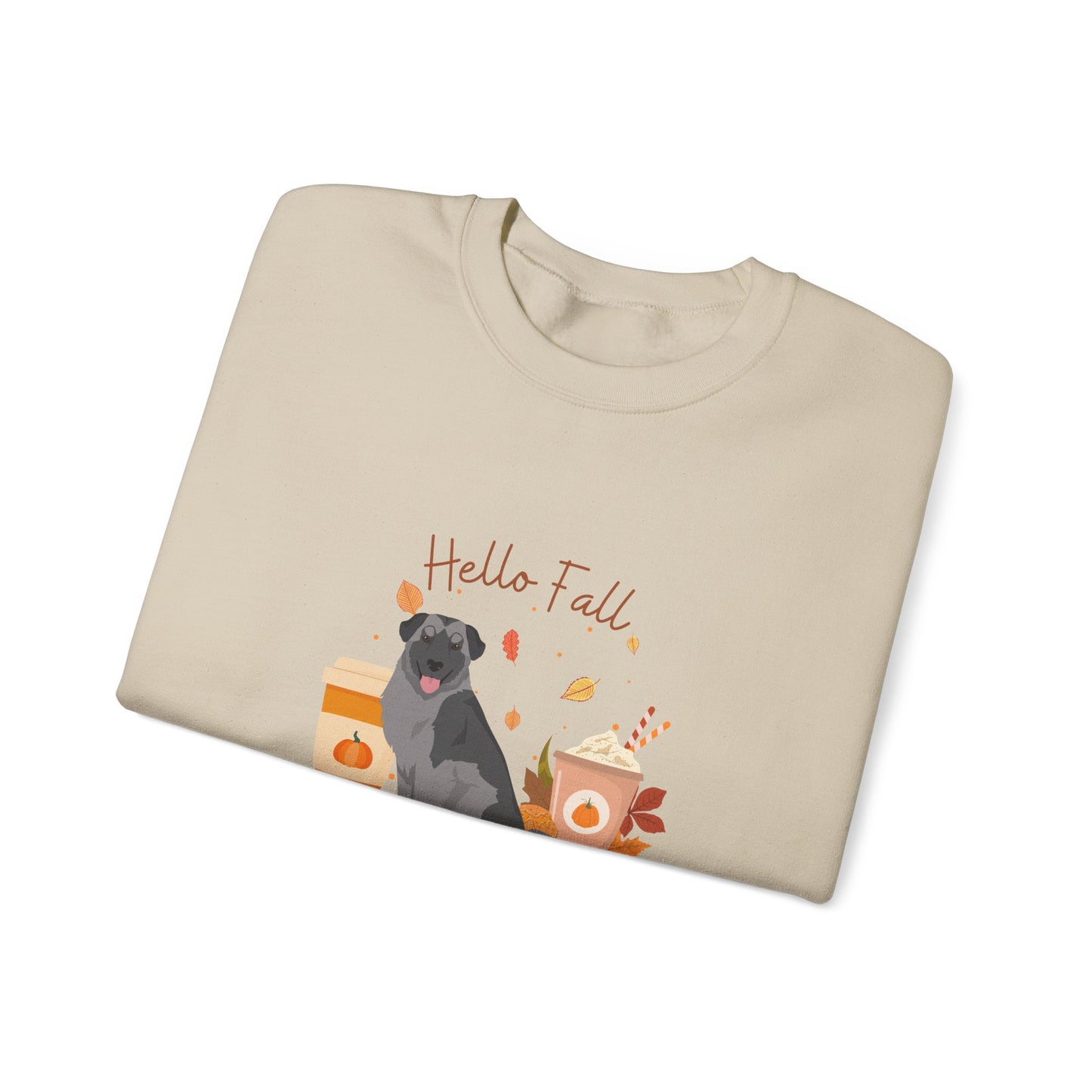 Carpathian Shepherd Dog Fall Unisex Heavy Blend Crewneck Sweatshirt