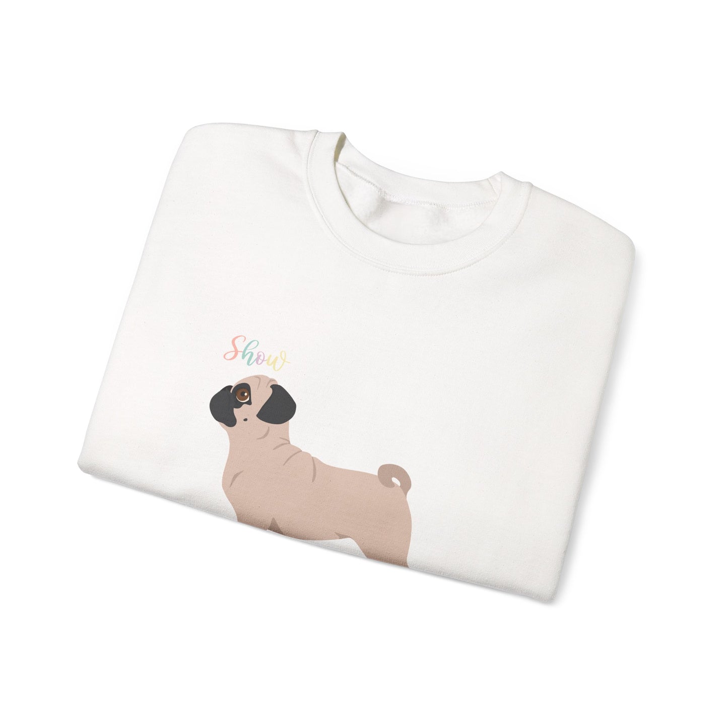 Pug Dog Unisex Heavy Blend Crewneck Sweatshirt