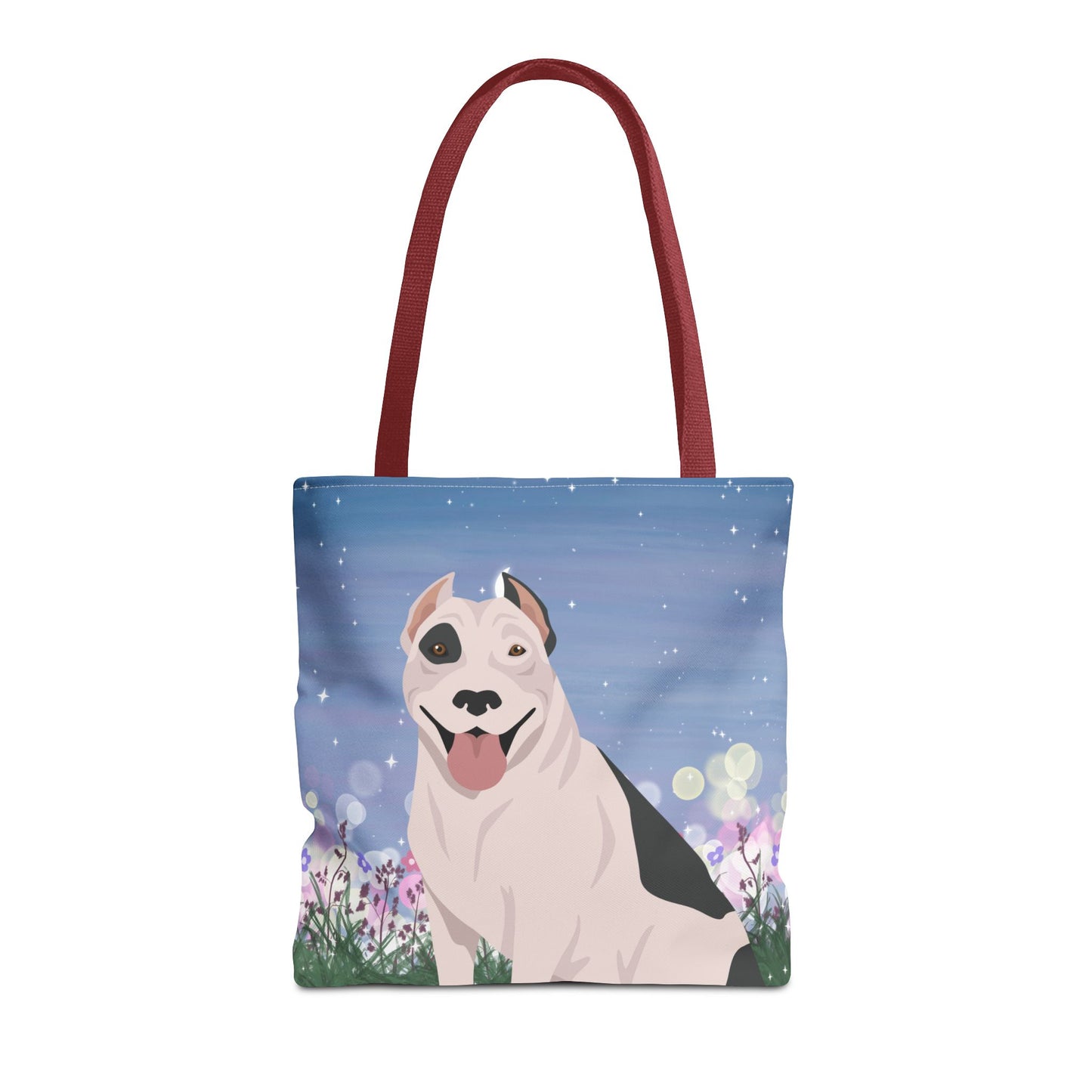 Pit Bull Dog Tote Bag 16x16