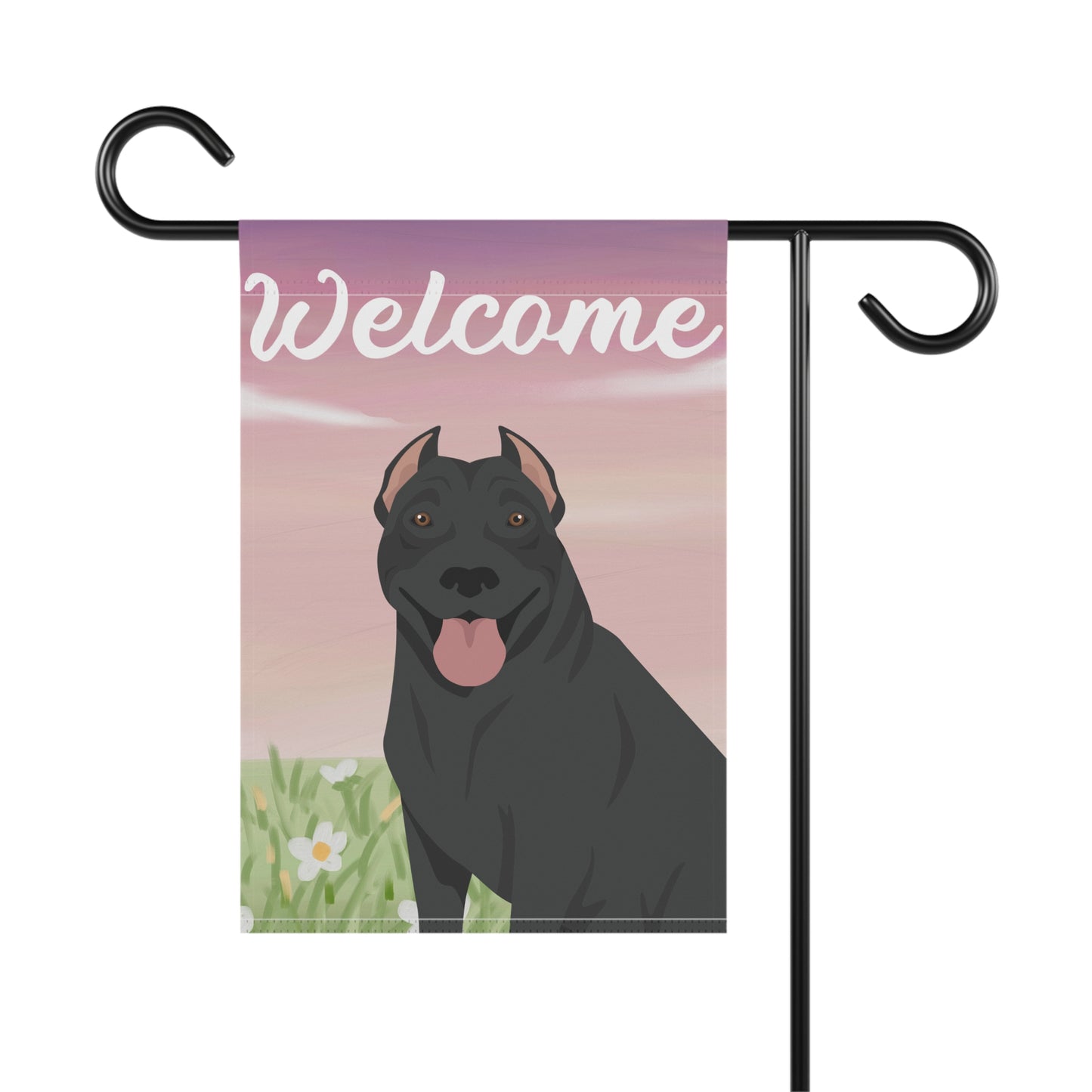 Pit Bull Dog Welcome Garden Flag