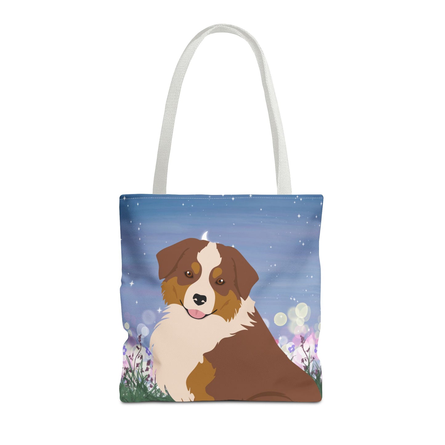 Miniature American Shepherd Dog Tote Bag 16x16