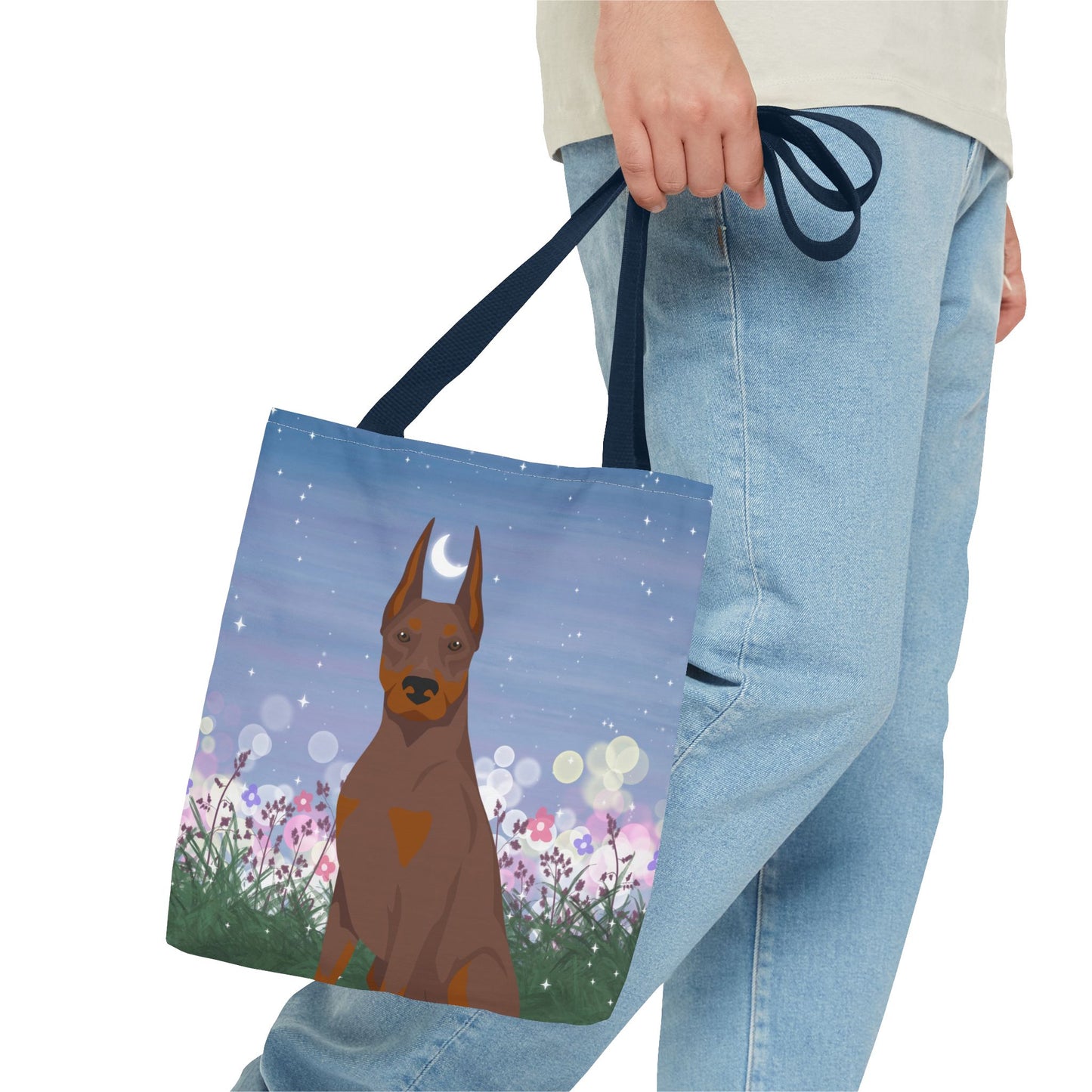 Dobermann Pinscher Dog Tote Bag 13x13