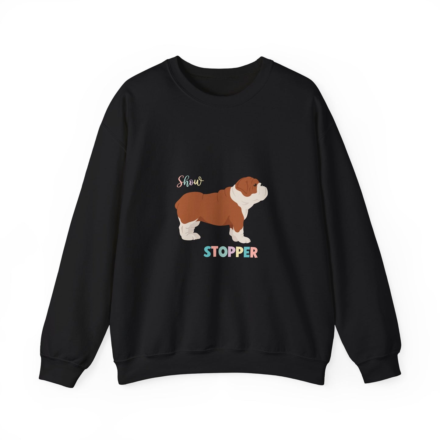 Bulldog Dog Unisex Heavy Blend Crewneck Sweatshirt