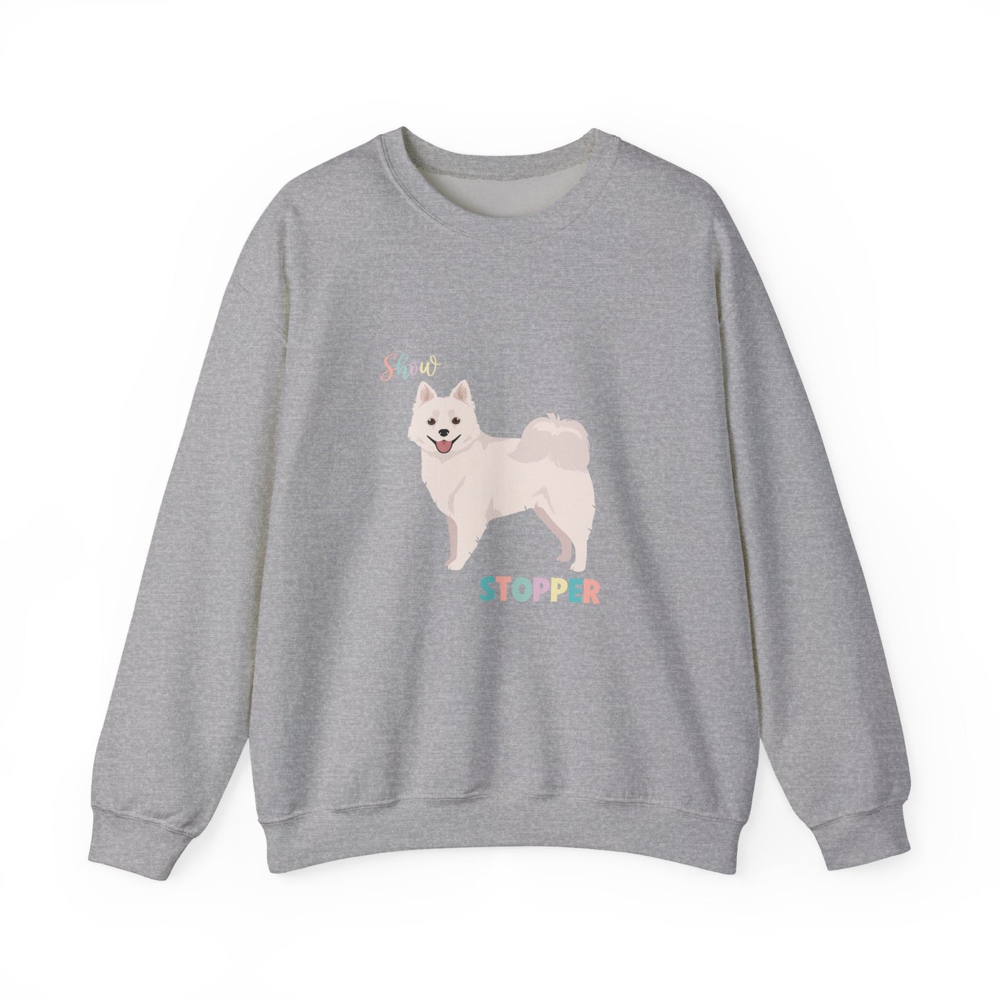 American Eskimo Dog Dog Unisex Heavy Blend Crewneck Sweatshirt