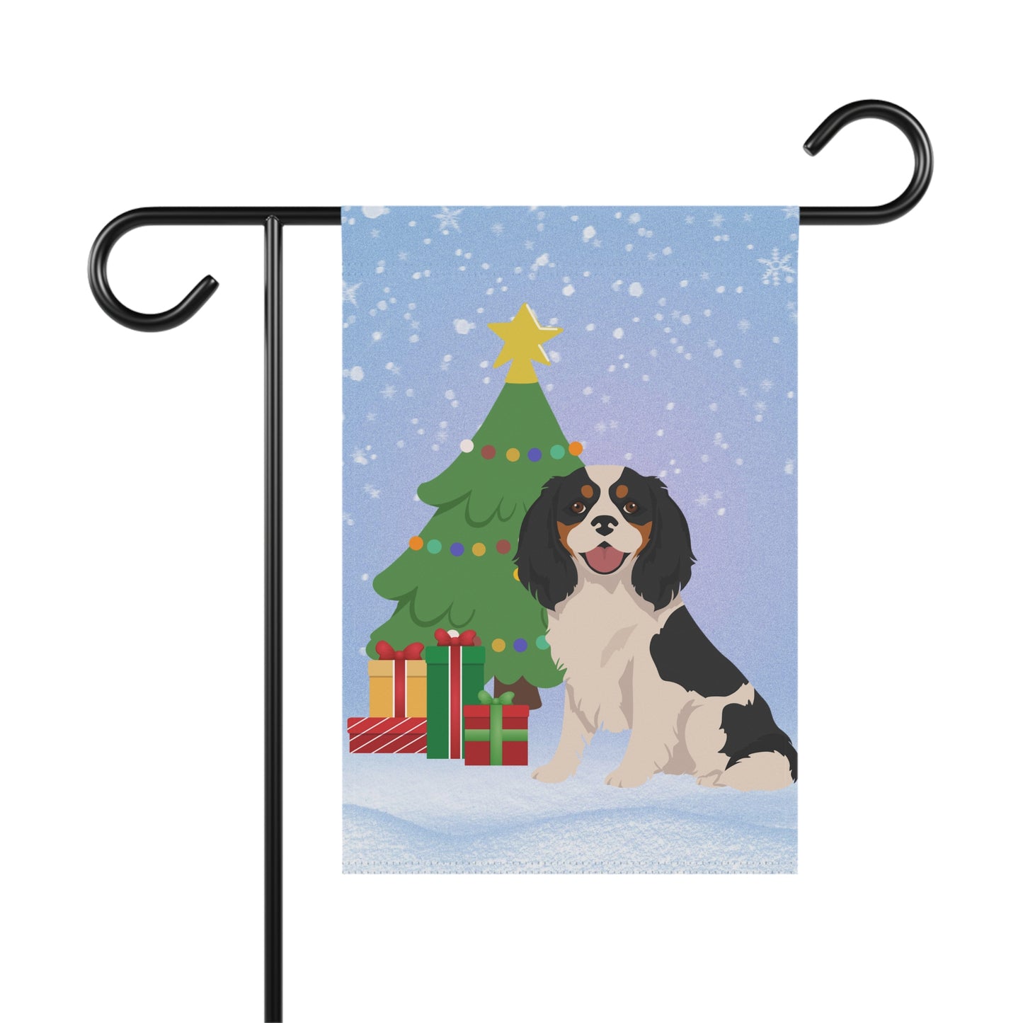 Cavalier King Charles Spaniel Dog Garden Flag