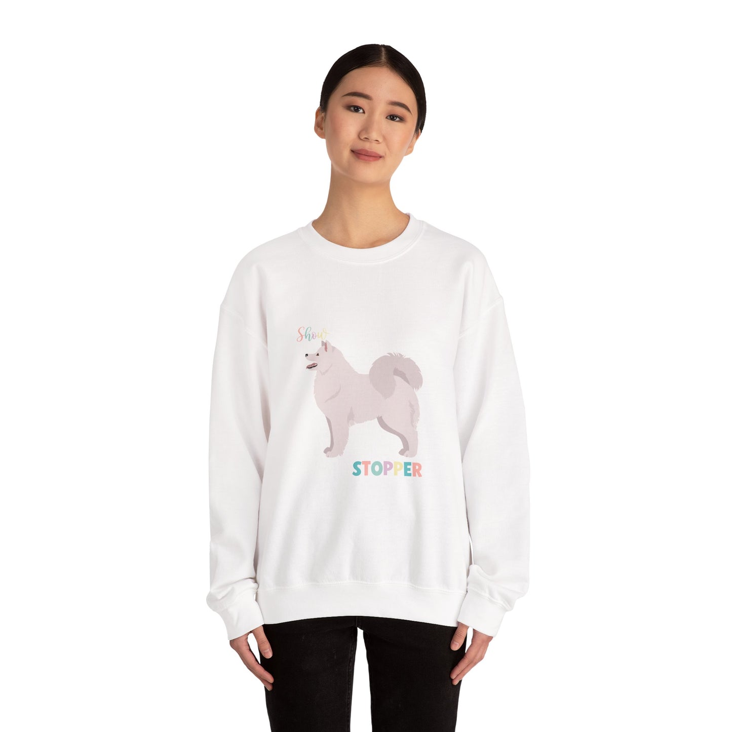 Samoyed Dog Unisex Heavy Blend Crewneck Sweatshirt
