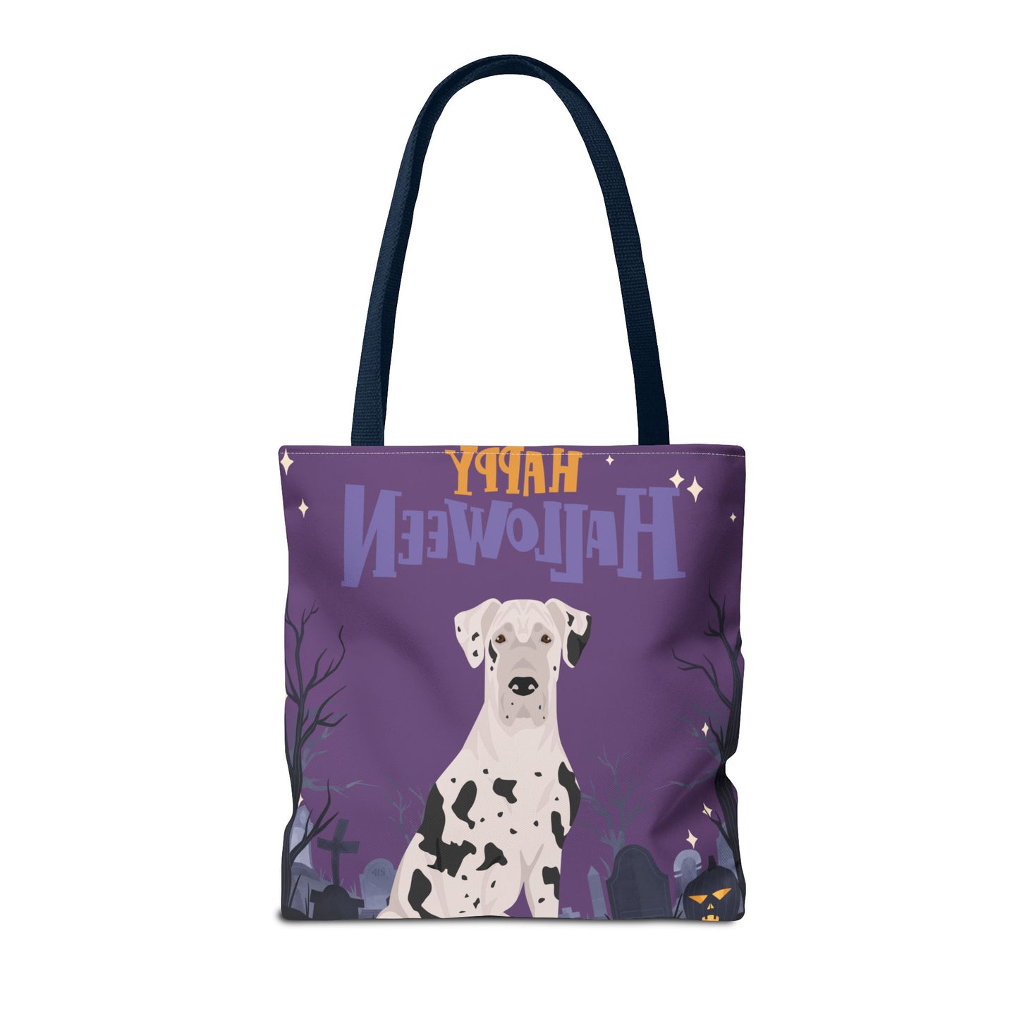 Great Dane Dog Happy Halloween Tote Bag 16x16