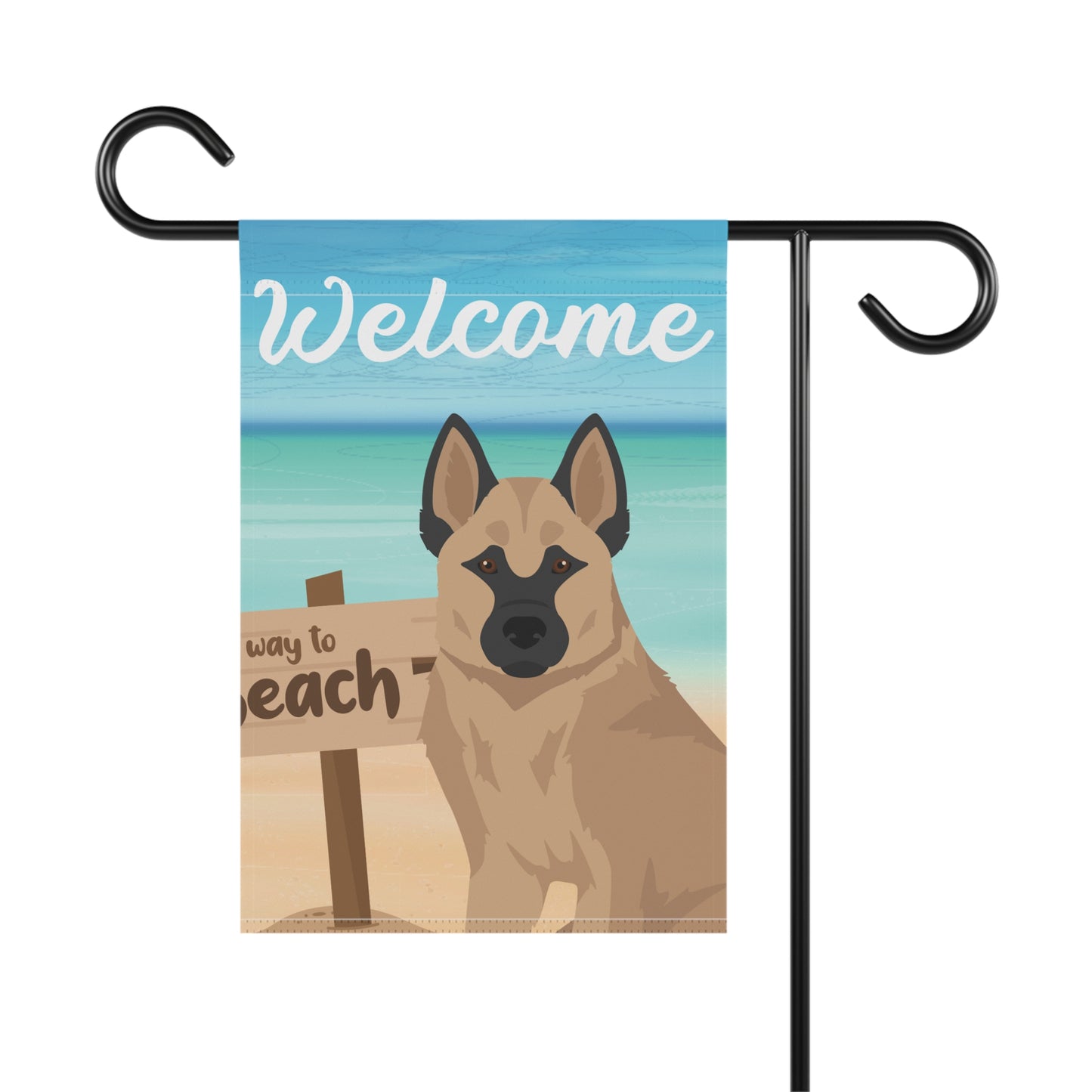 Hallefors Elkhound Dog Garden Flag