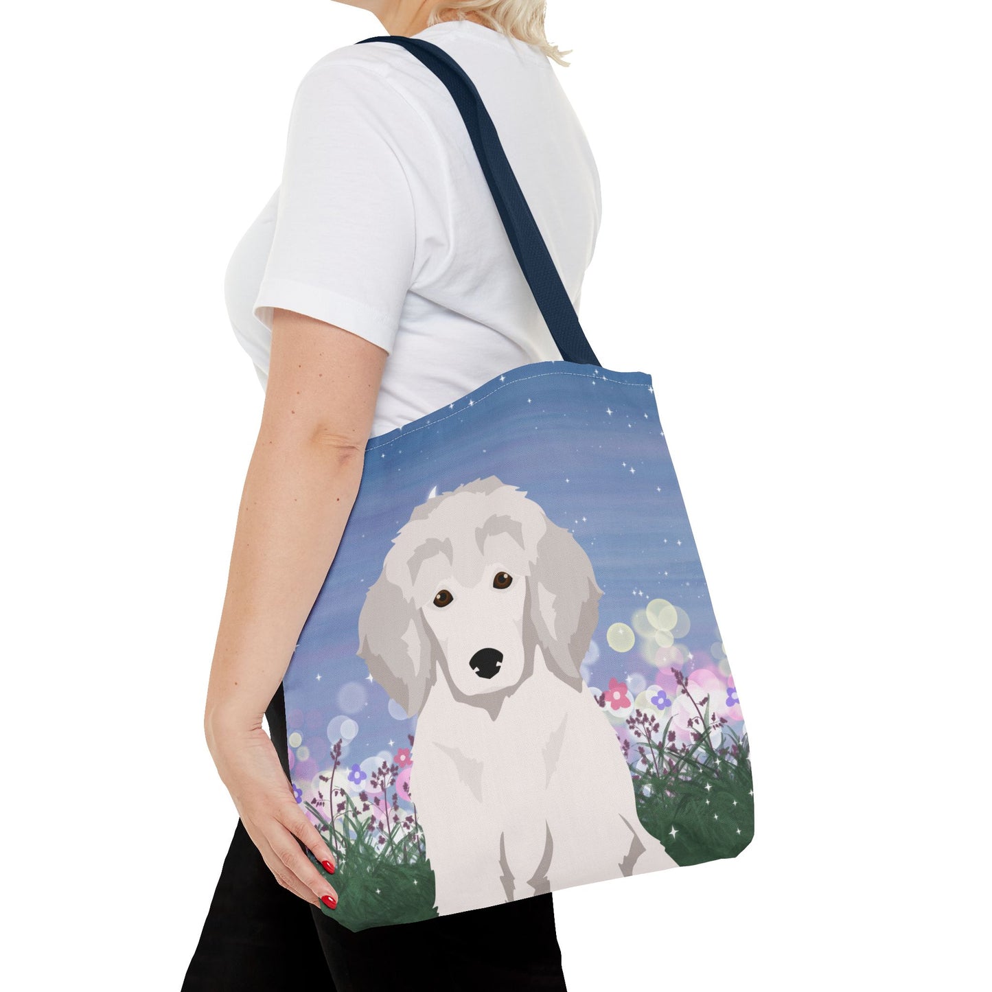 Poodle Dog Tote Bag 16x16