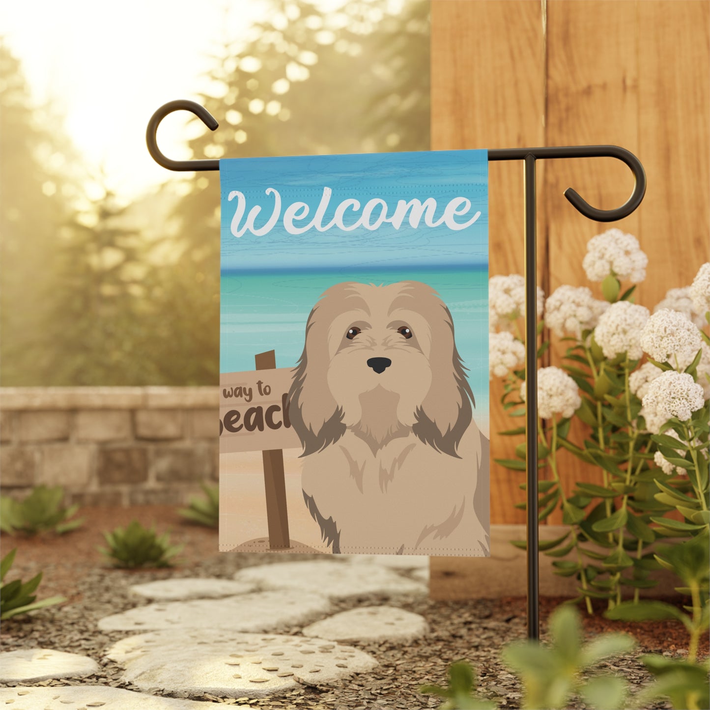 Havanese Dog Garden Flag