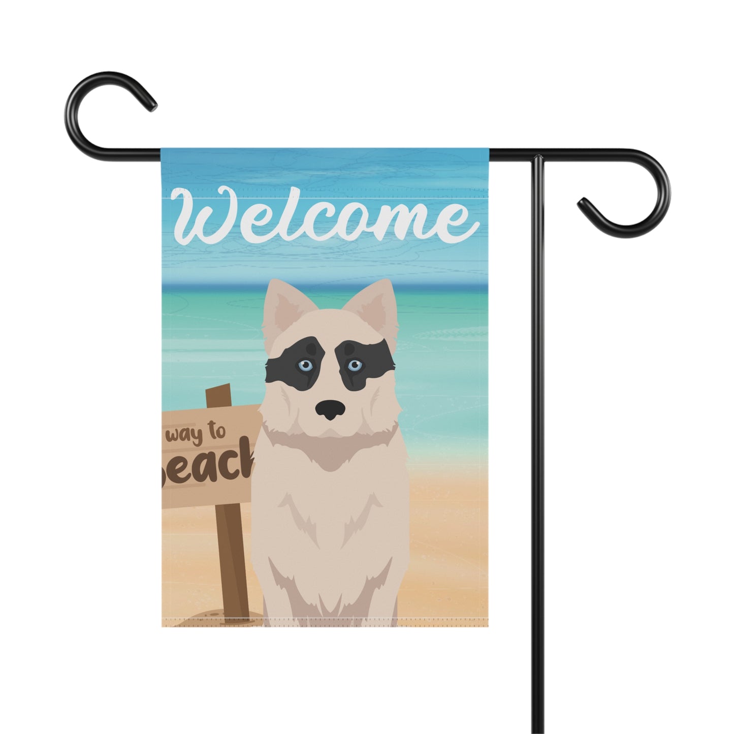 Yakutian Laika Dog Garden Flag