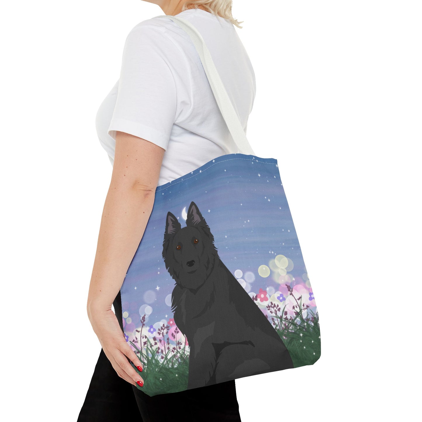 Belgian Sheepdog Dog Tote Bag 16x16