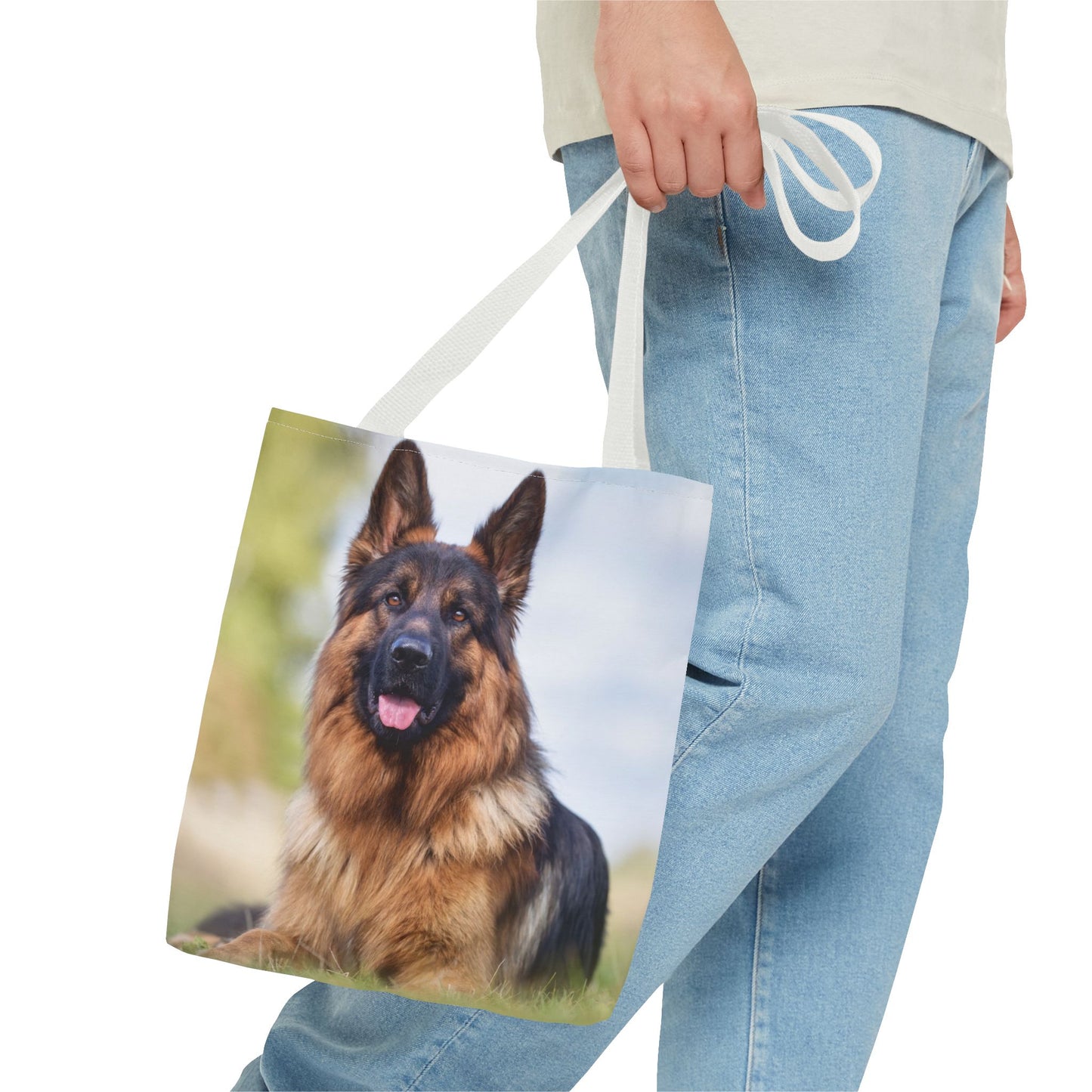 German Shepherd Dog Tote Bag, Shepherd Dog Mom Gift