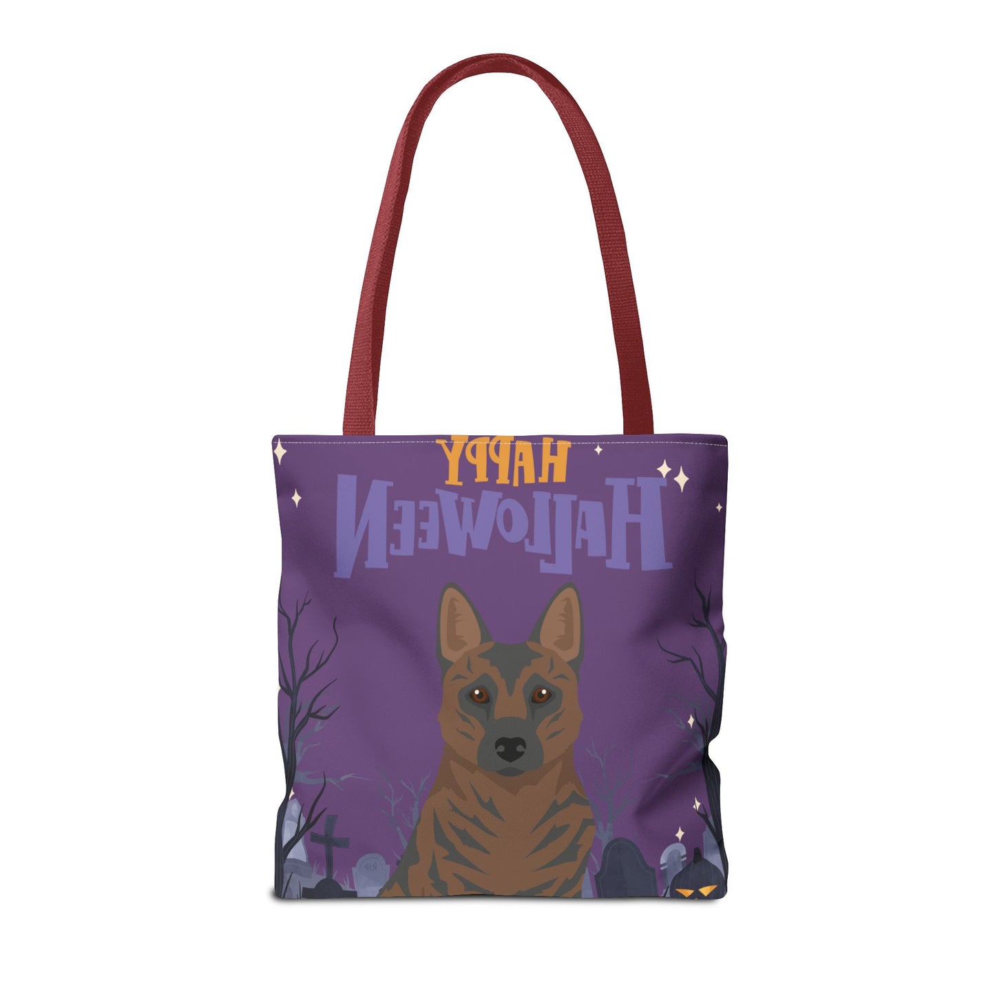 Kai Ken Dog Happy Halloween Tote Bag 16x16