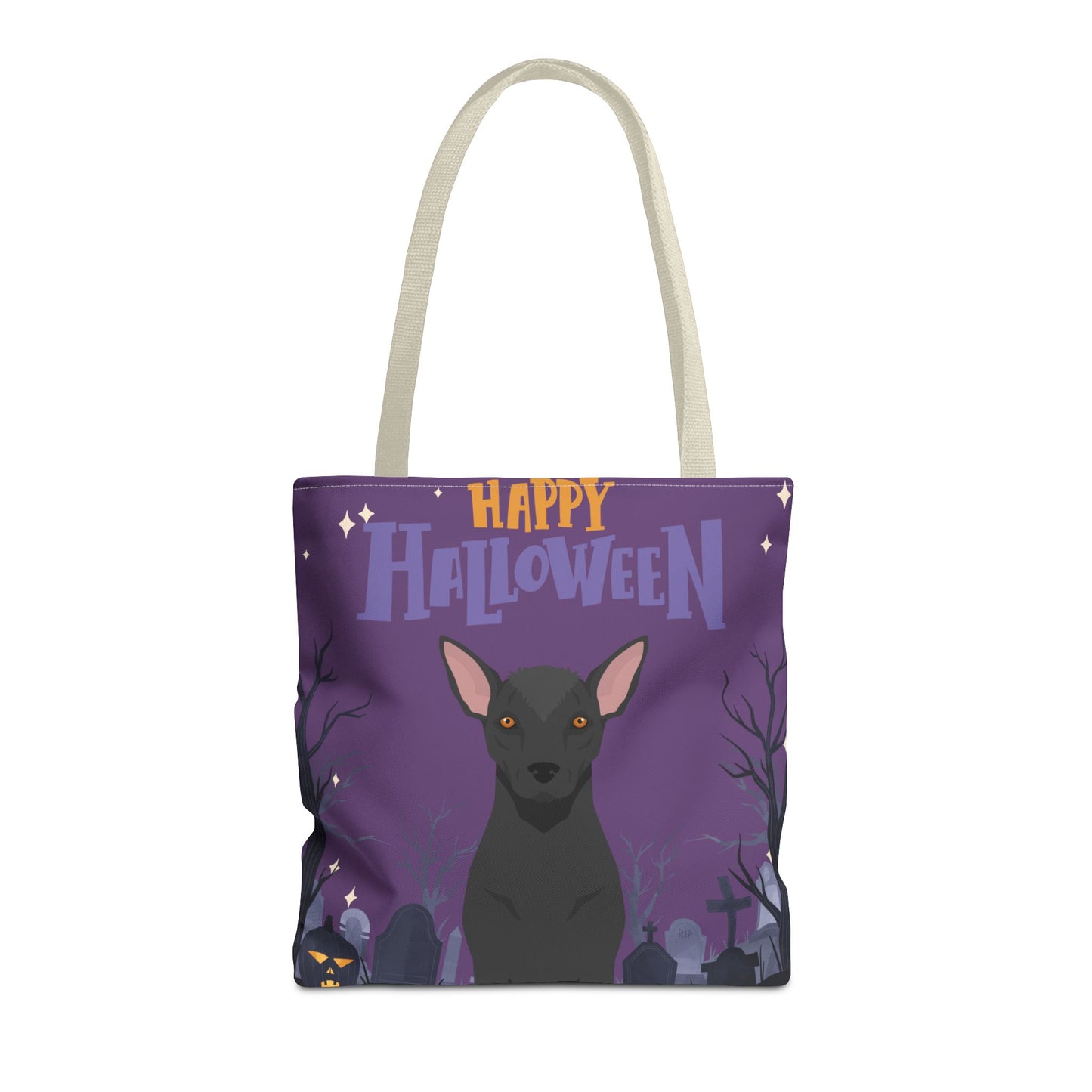 Xoloitxcuintli Dog Happy Halloween Tote Bag 16x16