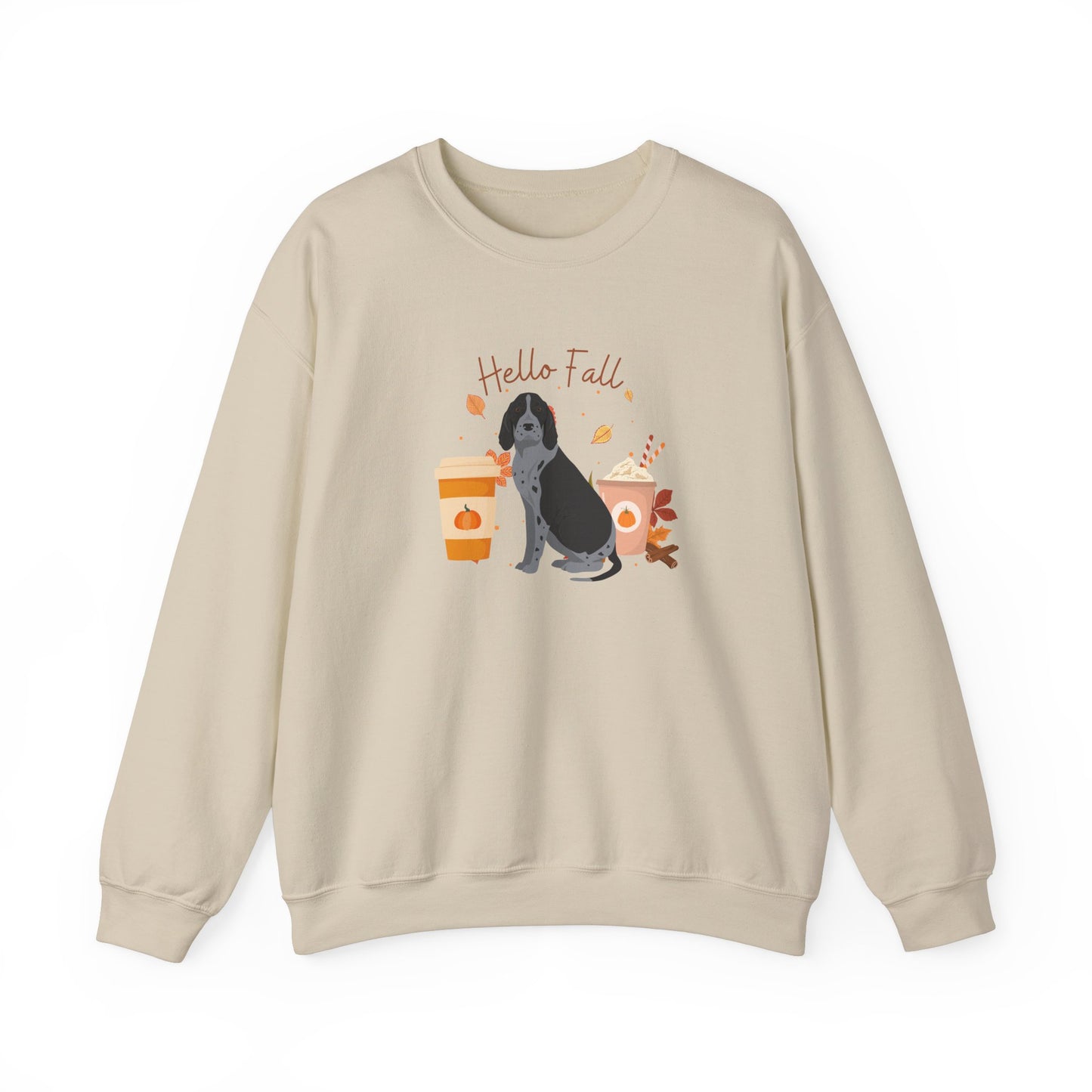 American English Coonhound Dog Fall Unisex Heavy Blend Crewneck Sweatshirt