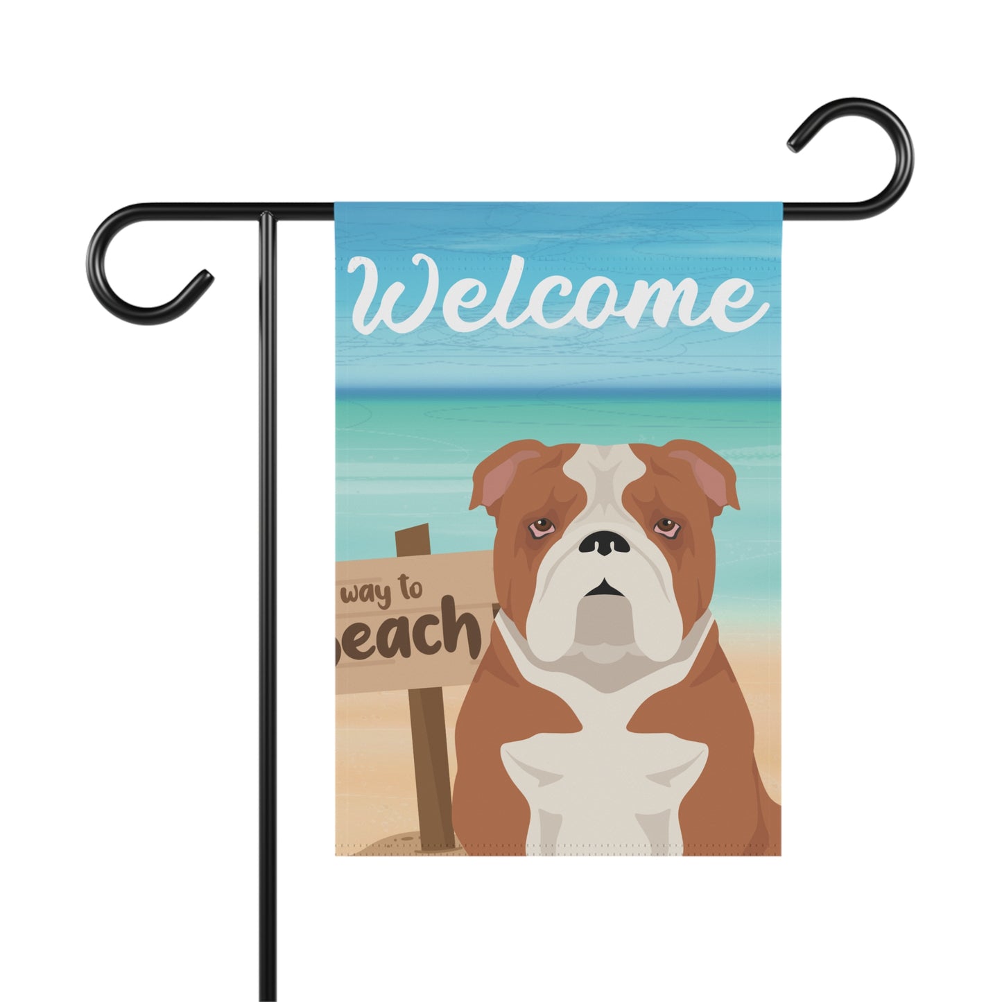 Bulldog Dog Garden Flag