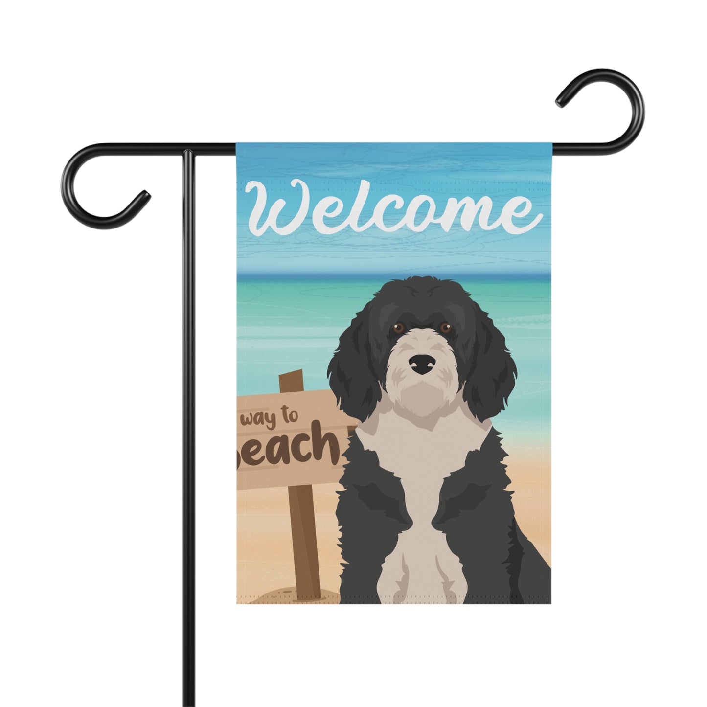 Portuguese Water Dog Dog Garden Flag