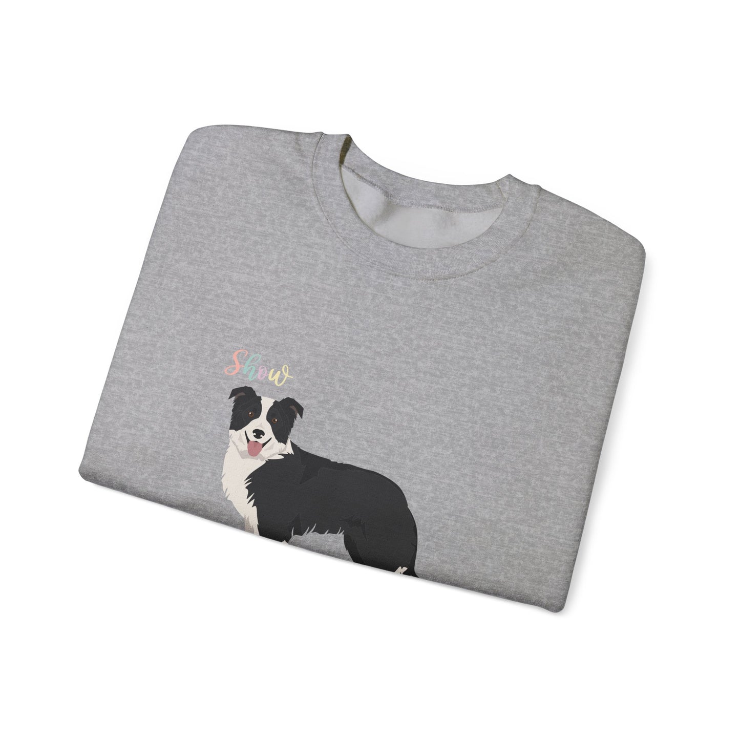 Border Collie Dog Unisex Heavy Blend Crewneck Sweatshirt