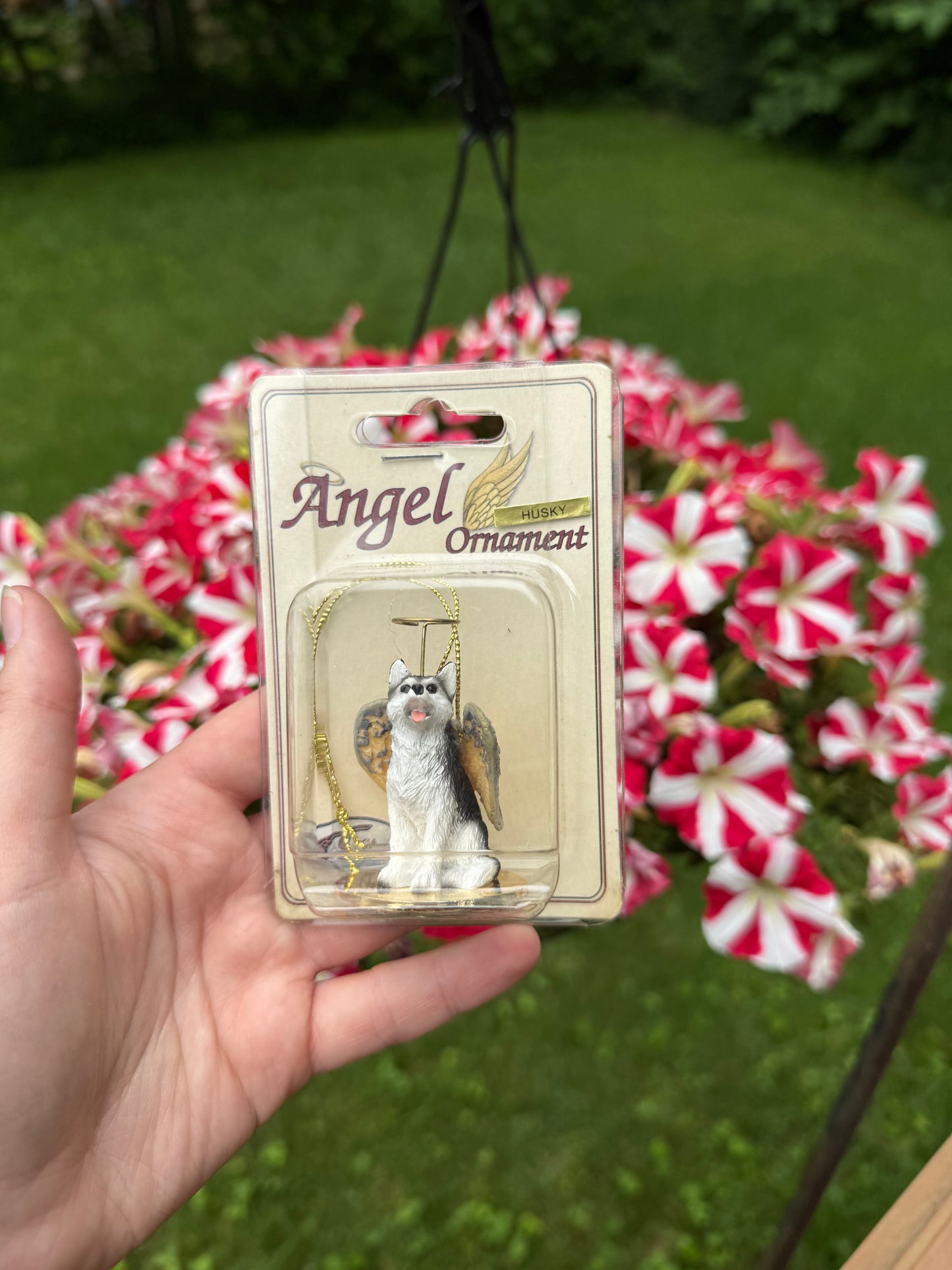 Siberian Husky Angel Figurine