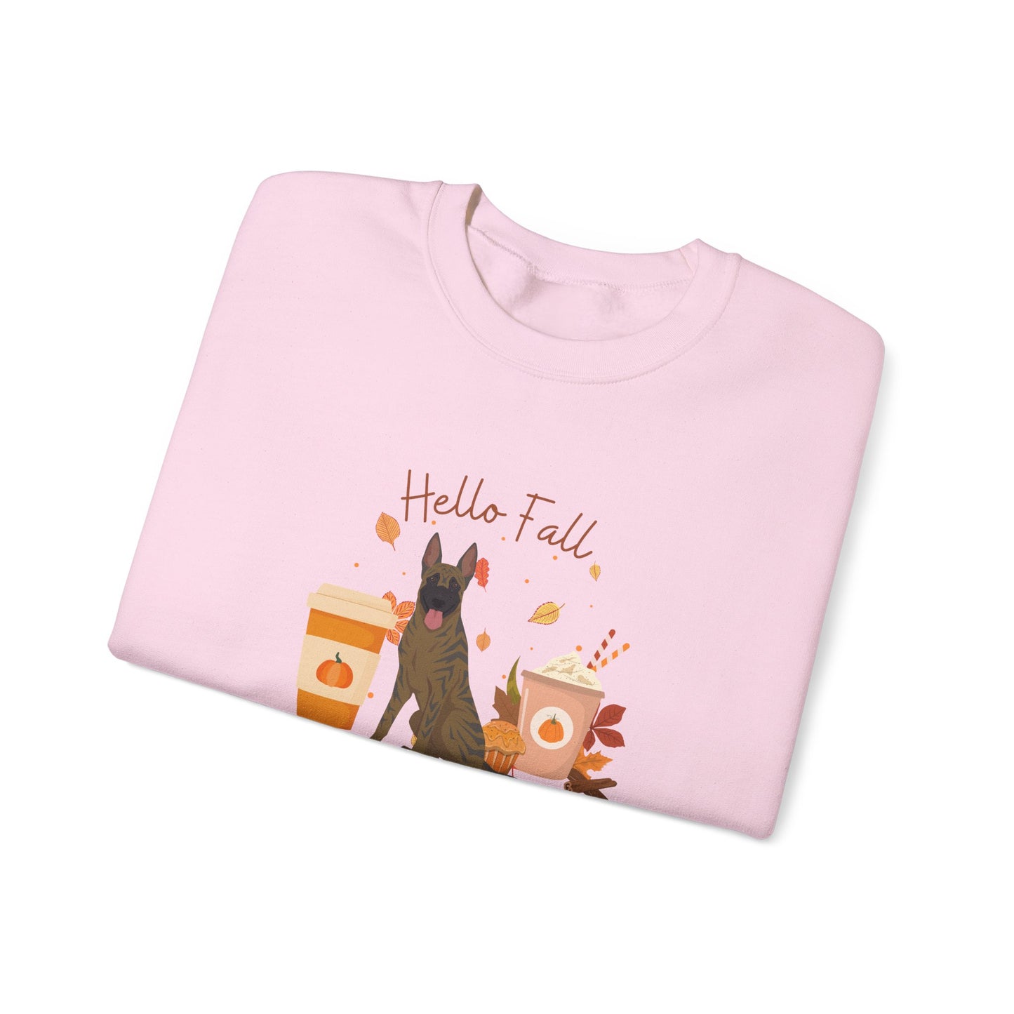 Dutch Shepherd Dog Fall Unisex Heavy Blend Crewneck Sweatshirt