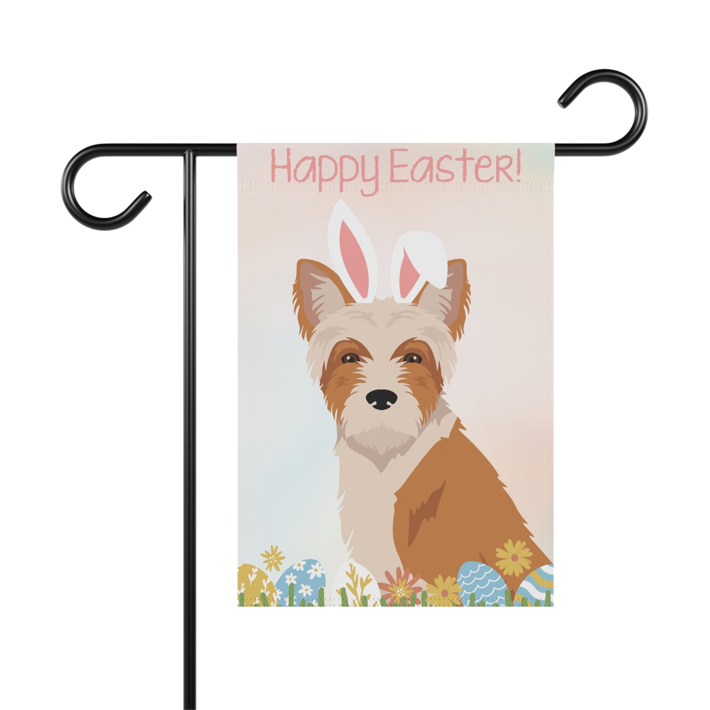 Portuguese Podengo Dog Happy Easter Garden Flag