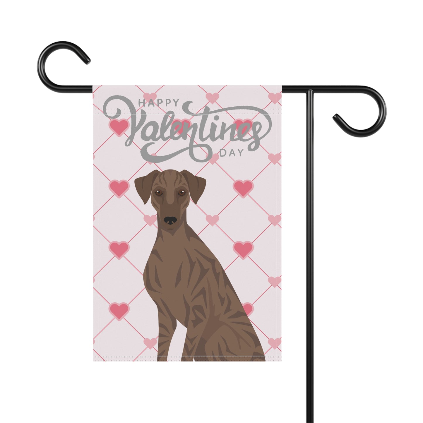 Sloughi Dog Valentines Day Garden Flag