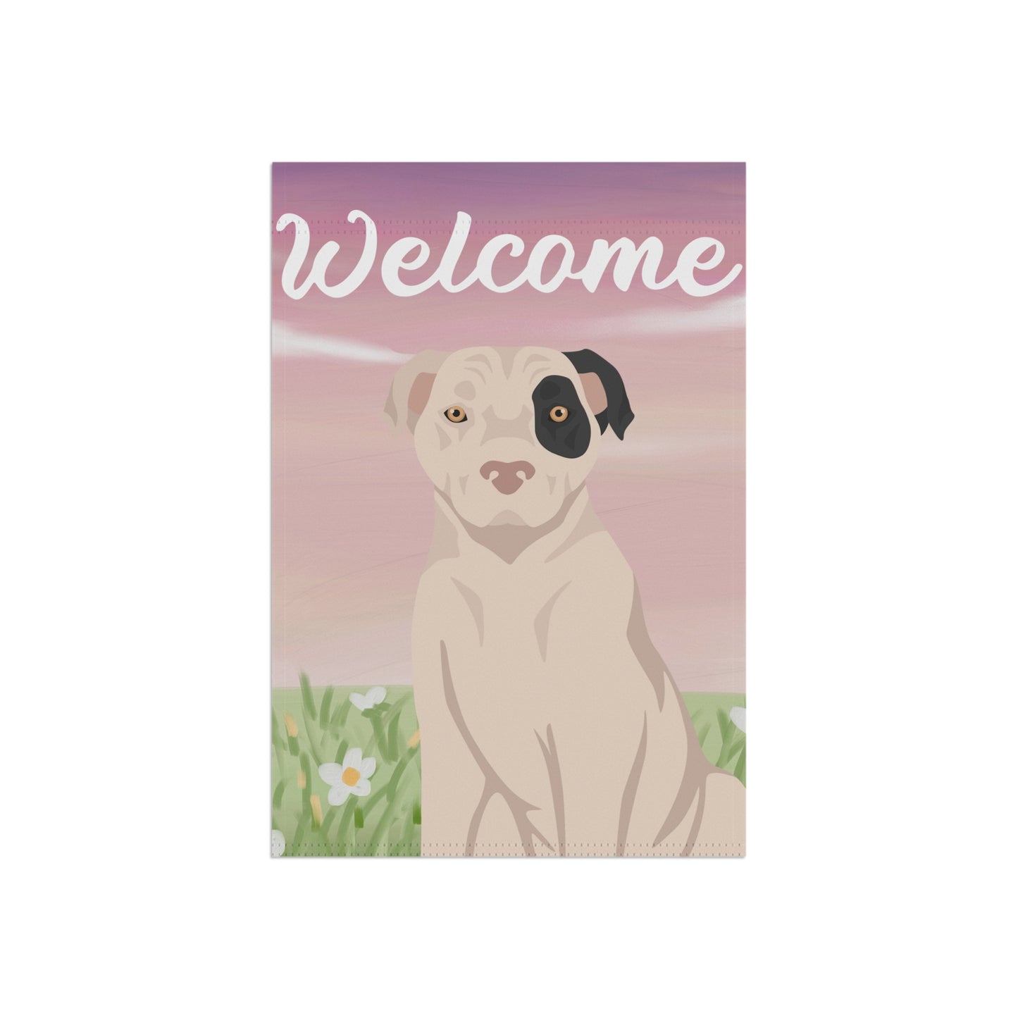 American Staffordshire Terrier Dog Welcome Garden Flag