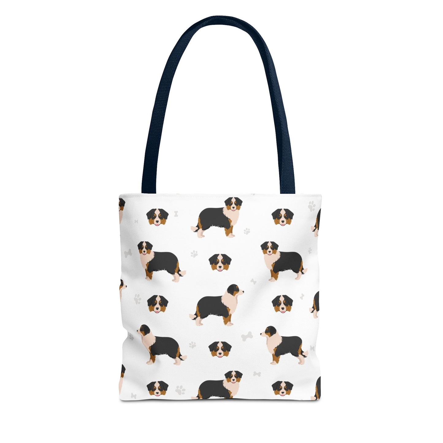 Miniature Australian Shepherd Dog Tote Bag, Aussie Dog Mom Gift