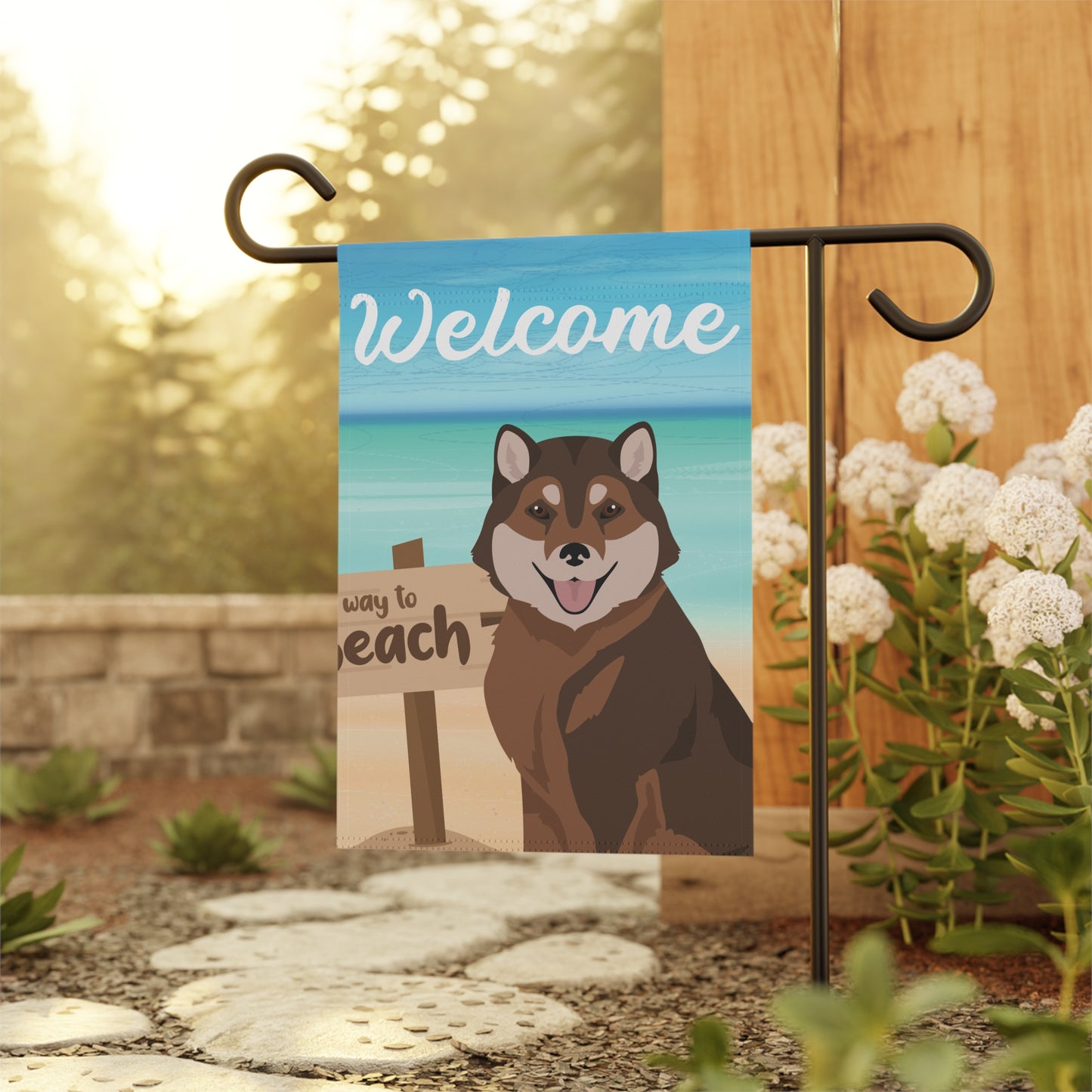 Hokkaido Dog Garden Flag