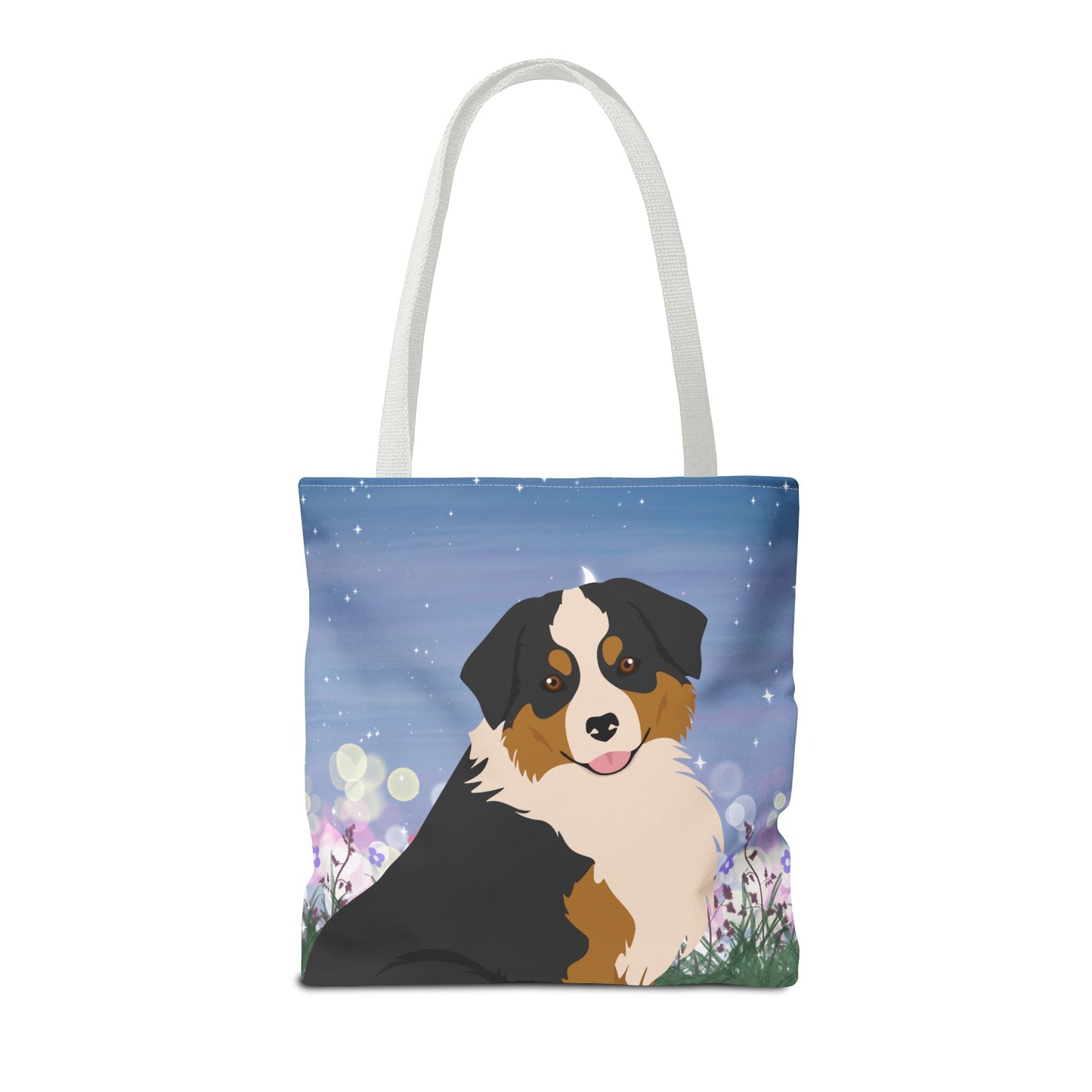 Miniature American Shepherd Dog Tote Bag 16x16