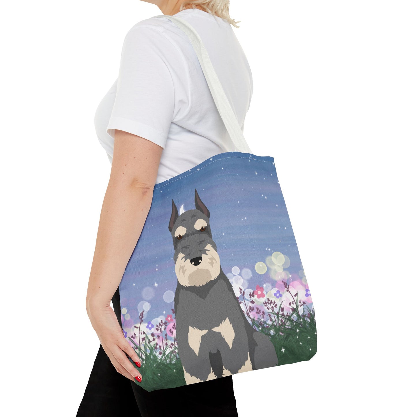 Schnauzer Dog Tote Bag 16x16