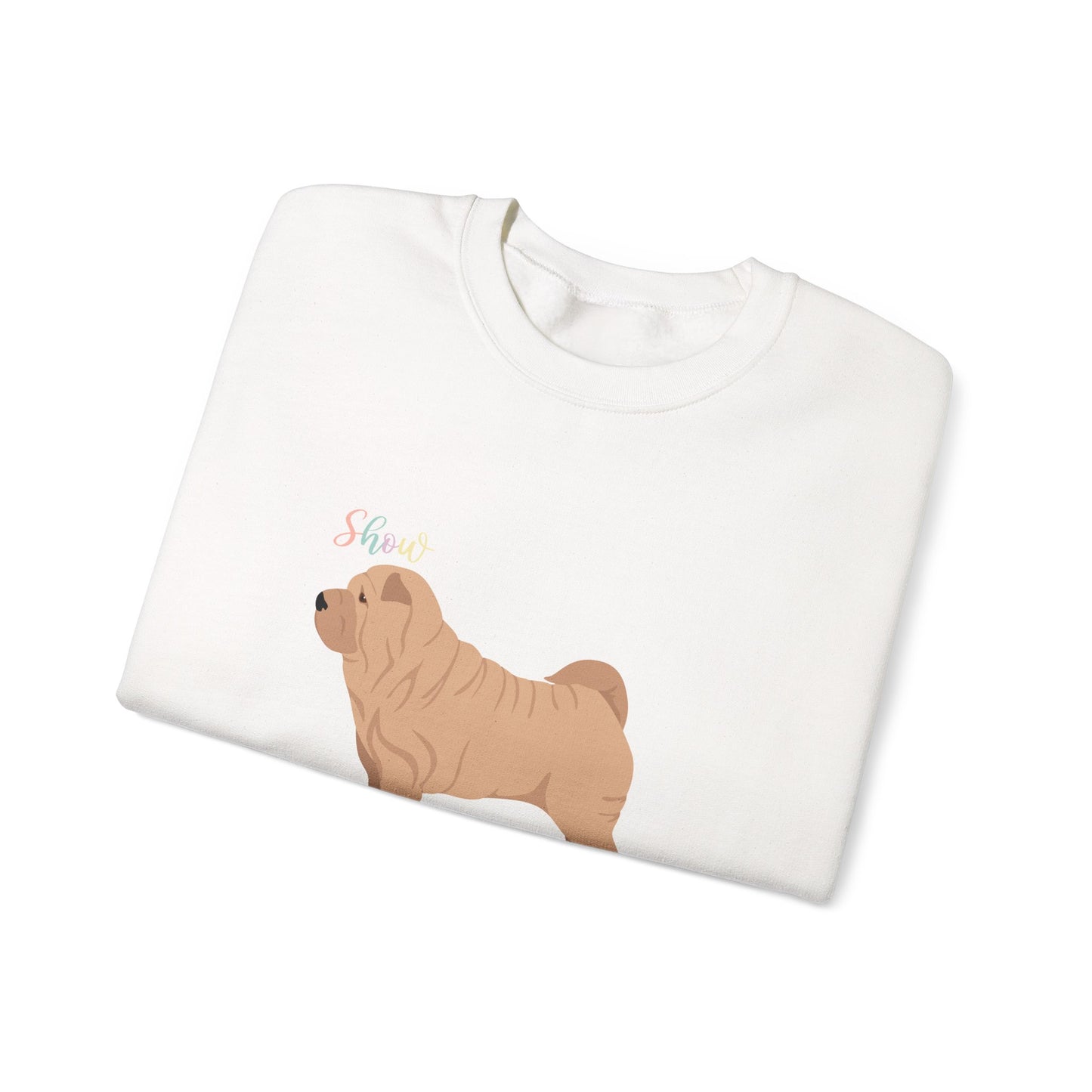 Shar Pei Dog Unisex Heavy Blend Crewneck Sweatshirt