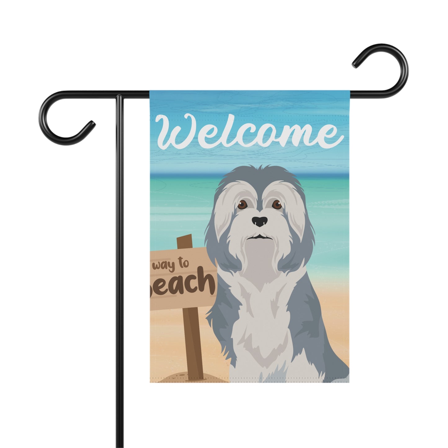 Lowchen Dog Garden Flag
