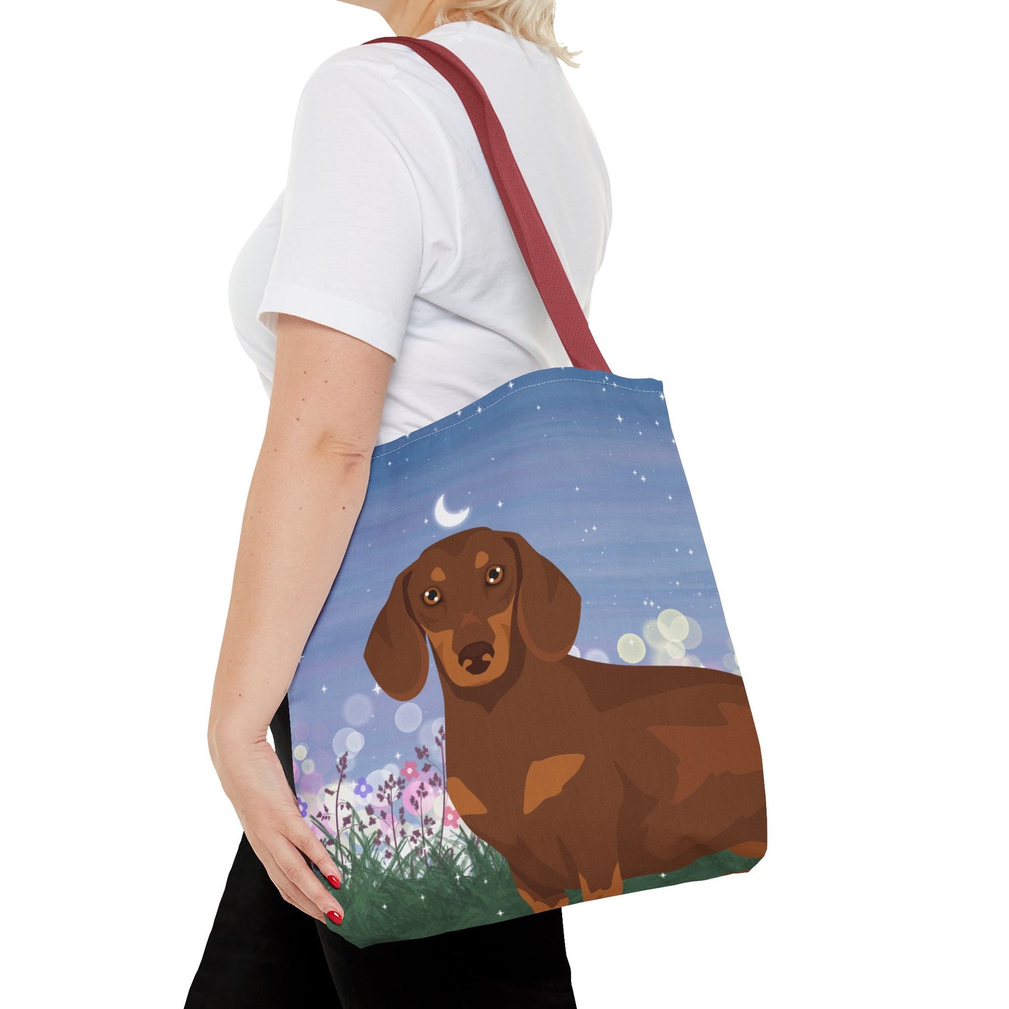 Dachshund Dog Tote Bag 16x16