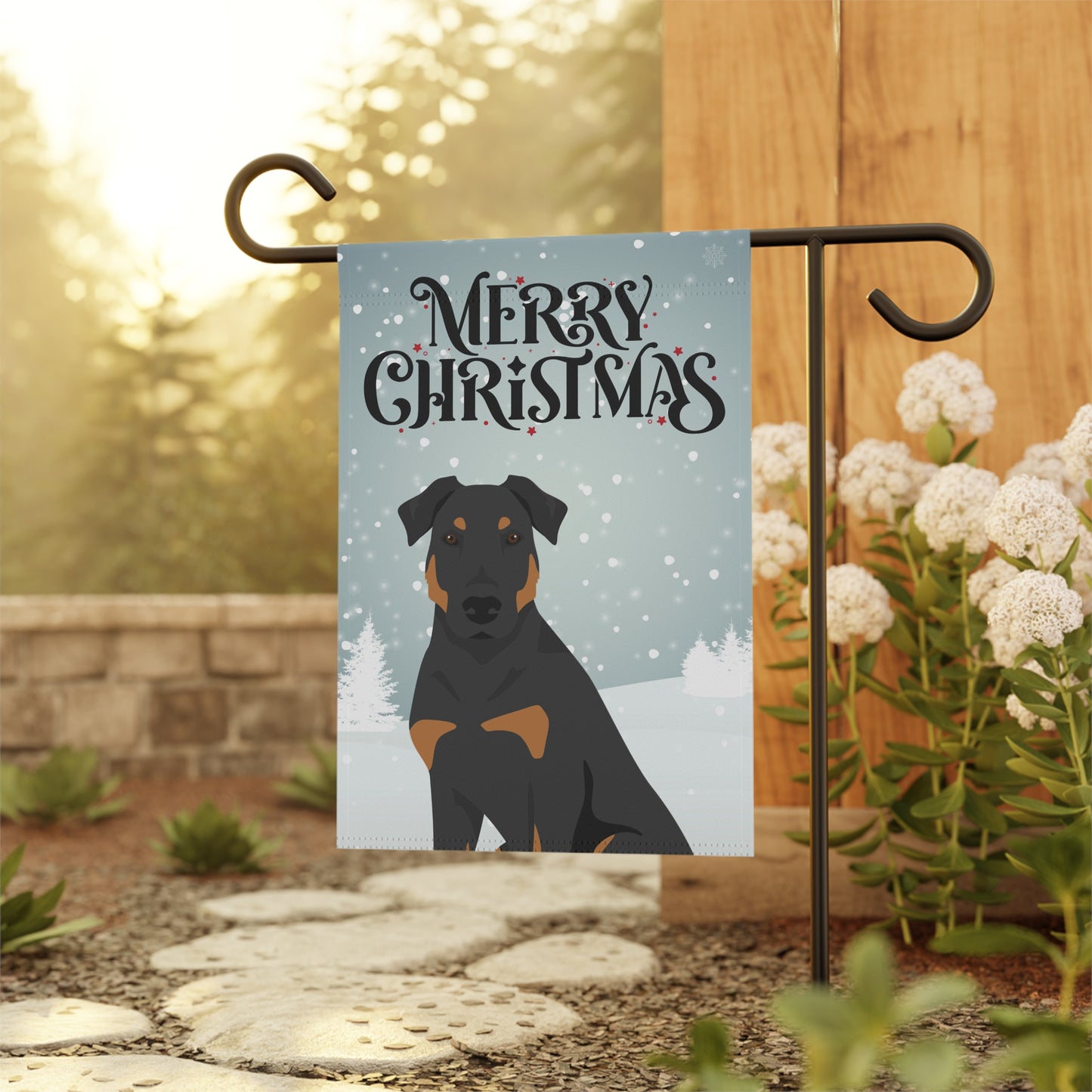 Beauceron Dog Garden Flag