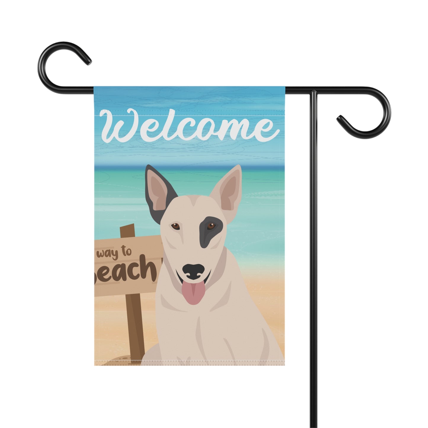 Bull Terrier Dog Garden Flag