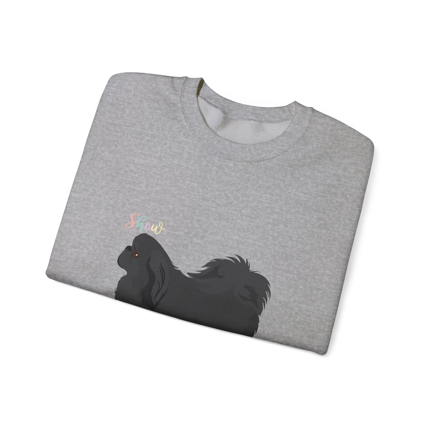 Pekingese Dog Unisex Heavy Blend Crewneck Sweatshirt