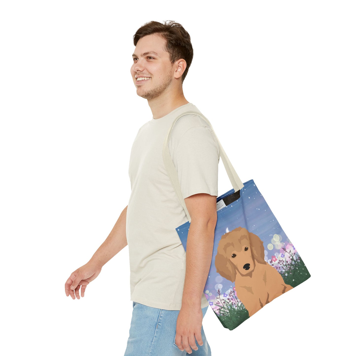 Poodle Dog Tote Bag 16x16