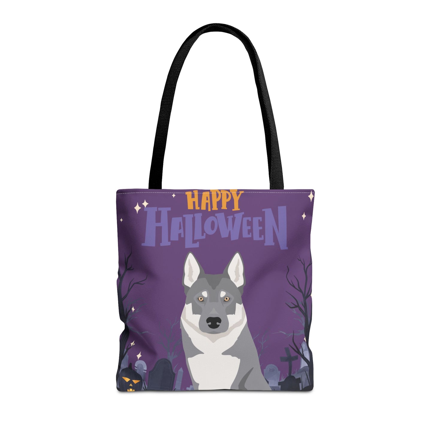 Czechoslovakian Wolfdog Dog Happy Halloween Tote Bag 16x16
