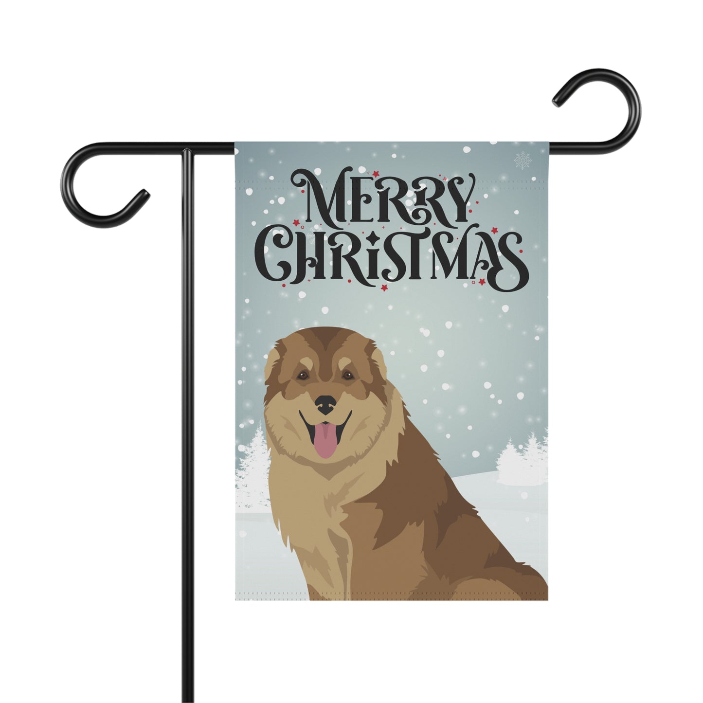 Caucasian Shepherd Dog Garden Flag