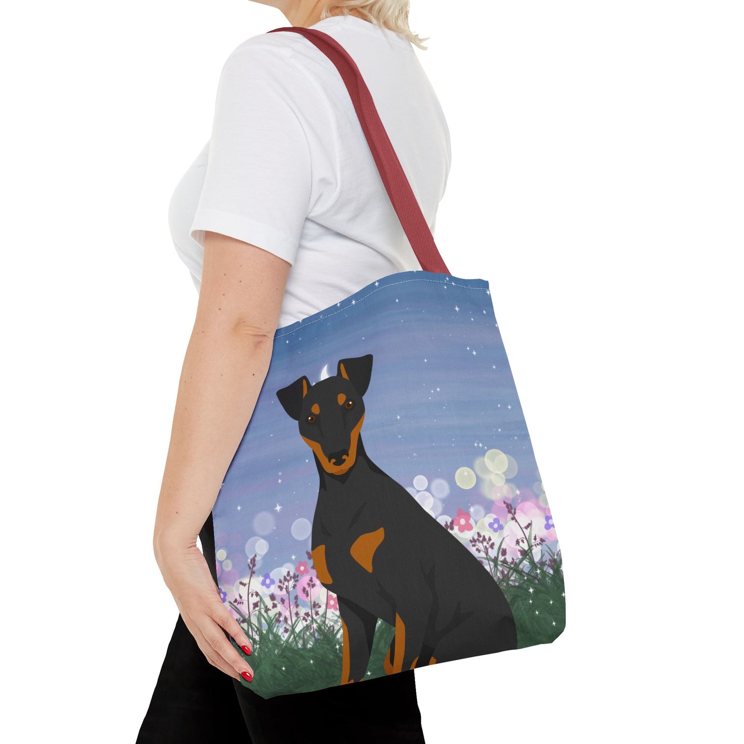 Manchester Terrier Dog Tote Bag 16x16