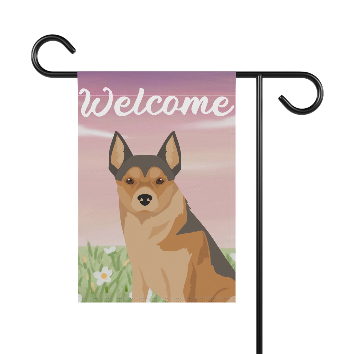 Norwegian Lundehund Dog Welcome Garden Flag