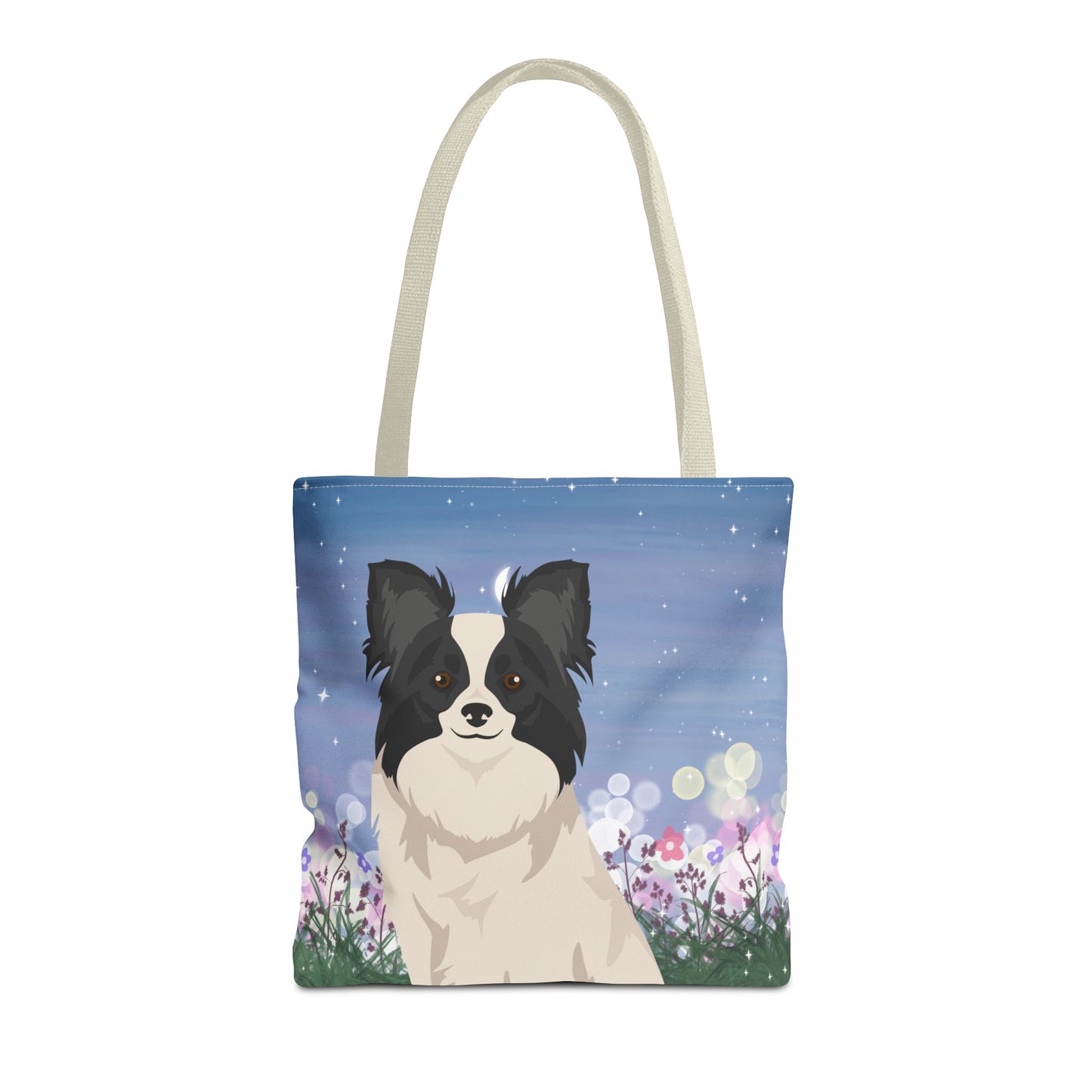 Papillon Dog Tote Bag 16x16
